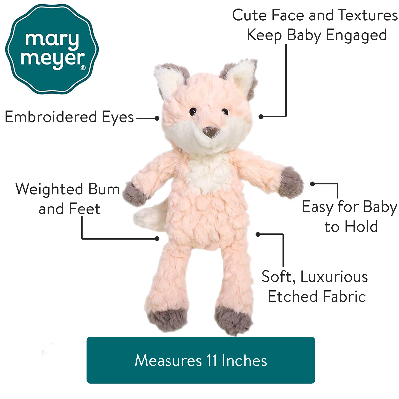Mary Meyer Putty Nursery Fox