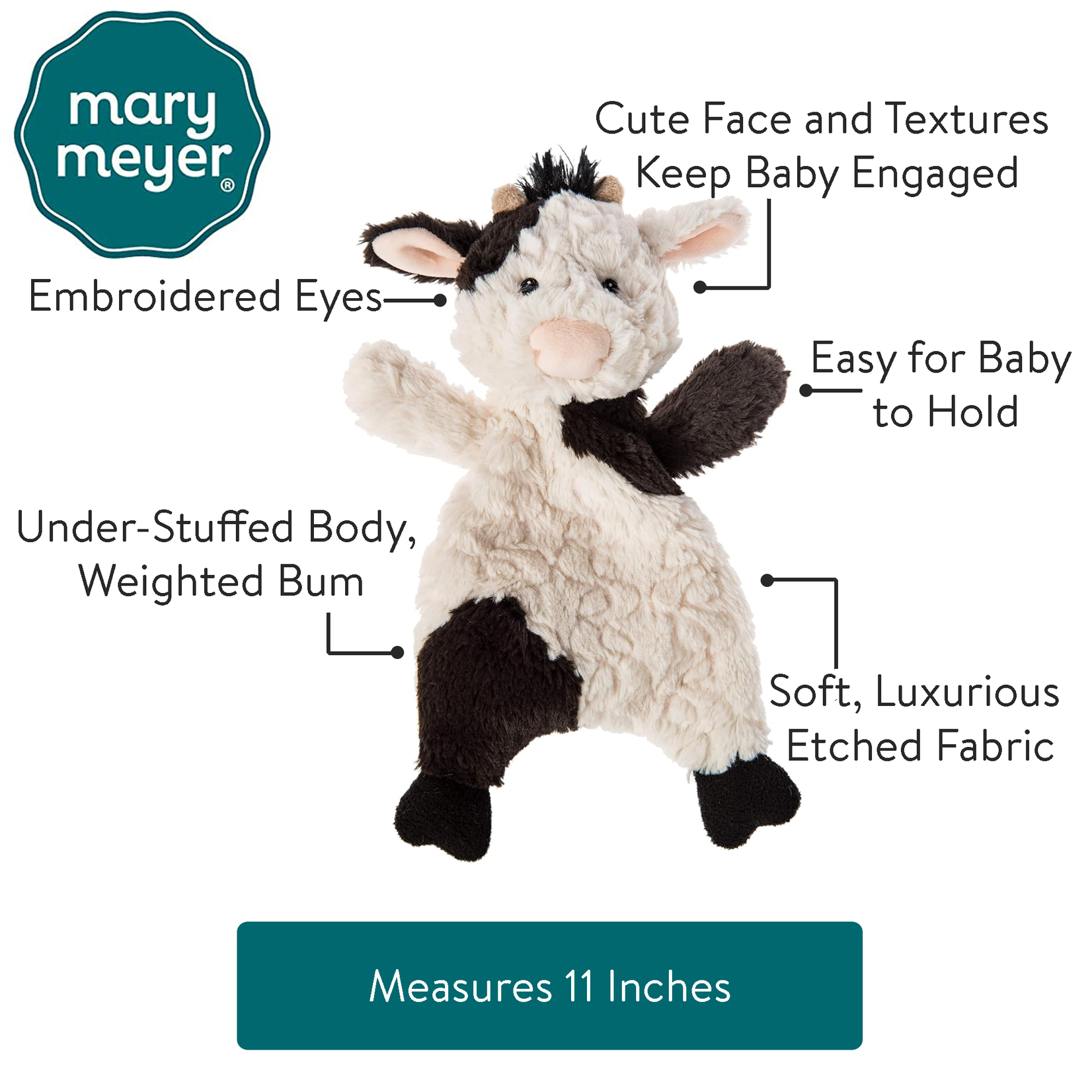 Mary Meyer Putty Nursery Lovey Cow