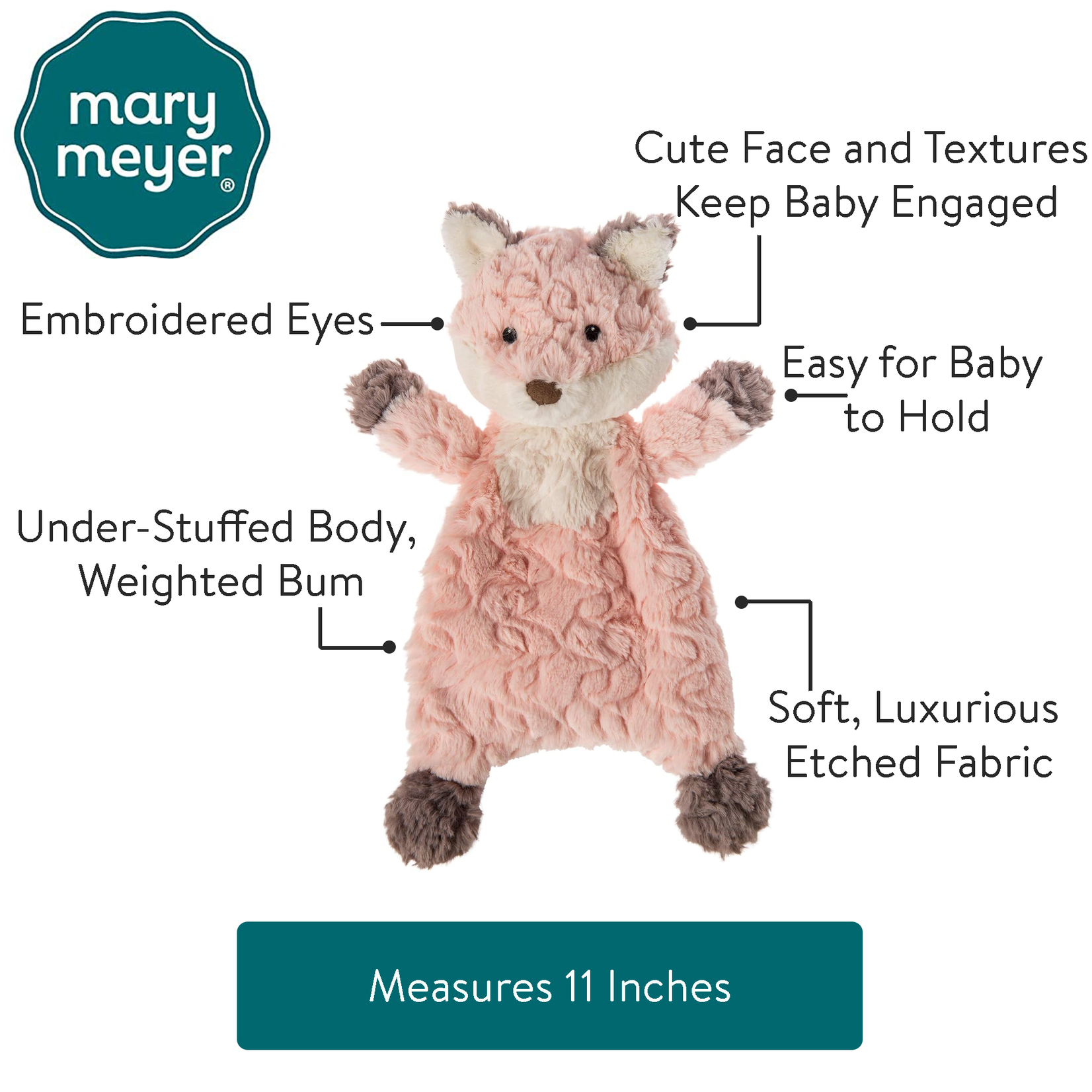 Mary Meyer Putty Nursery Lovey Fox