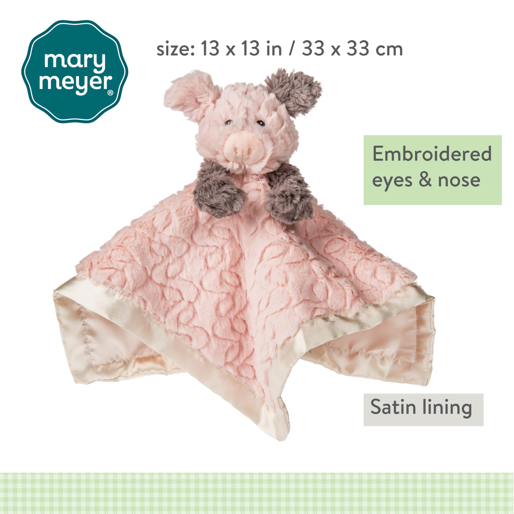 Mary Meyer Putty Nursery Character Blanket Piglet