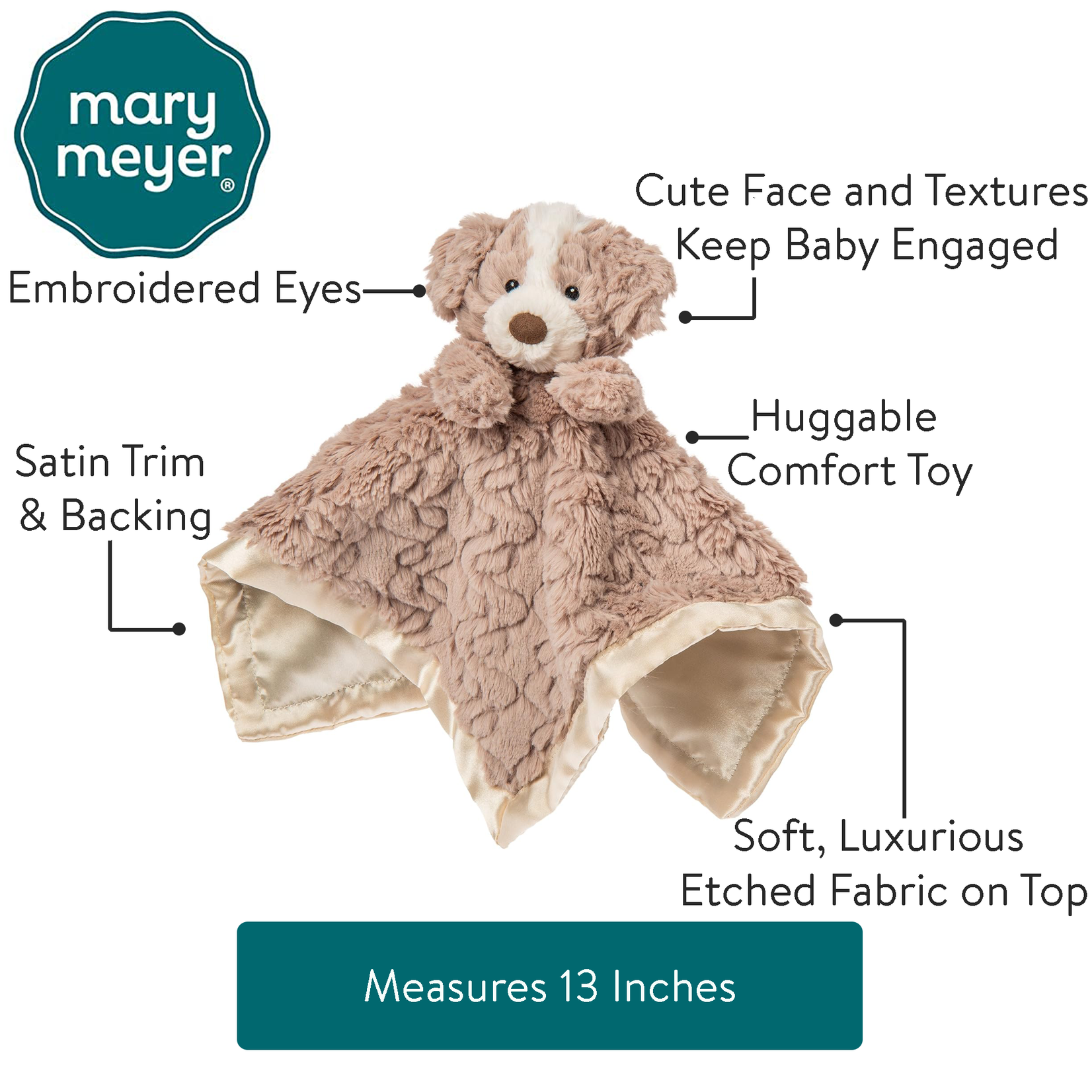 Mary Meyer Putty Nursery Character Blanket Hound