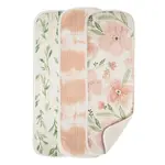 Crane Baby Parker Floral 3pc Burp Cloths