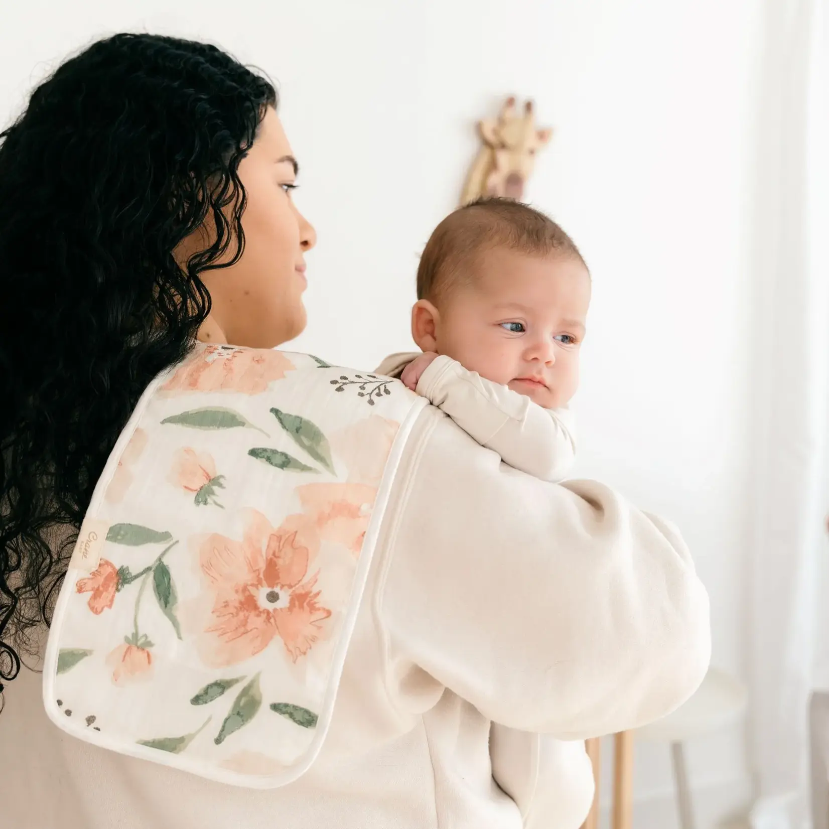 Crane Baby Parker 3pc Burp Cloths