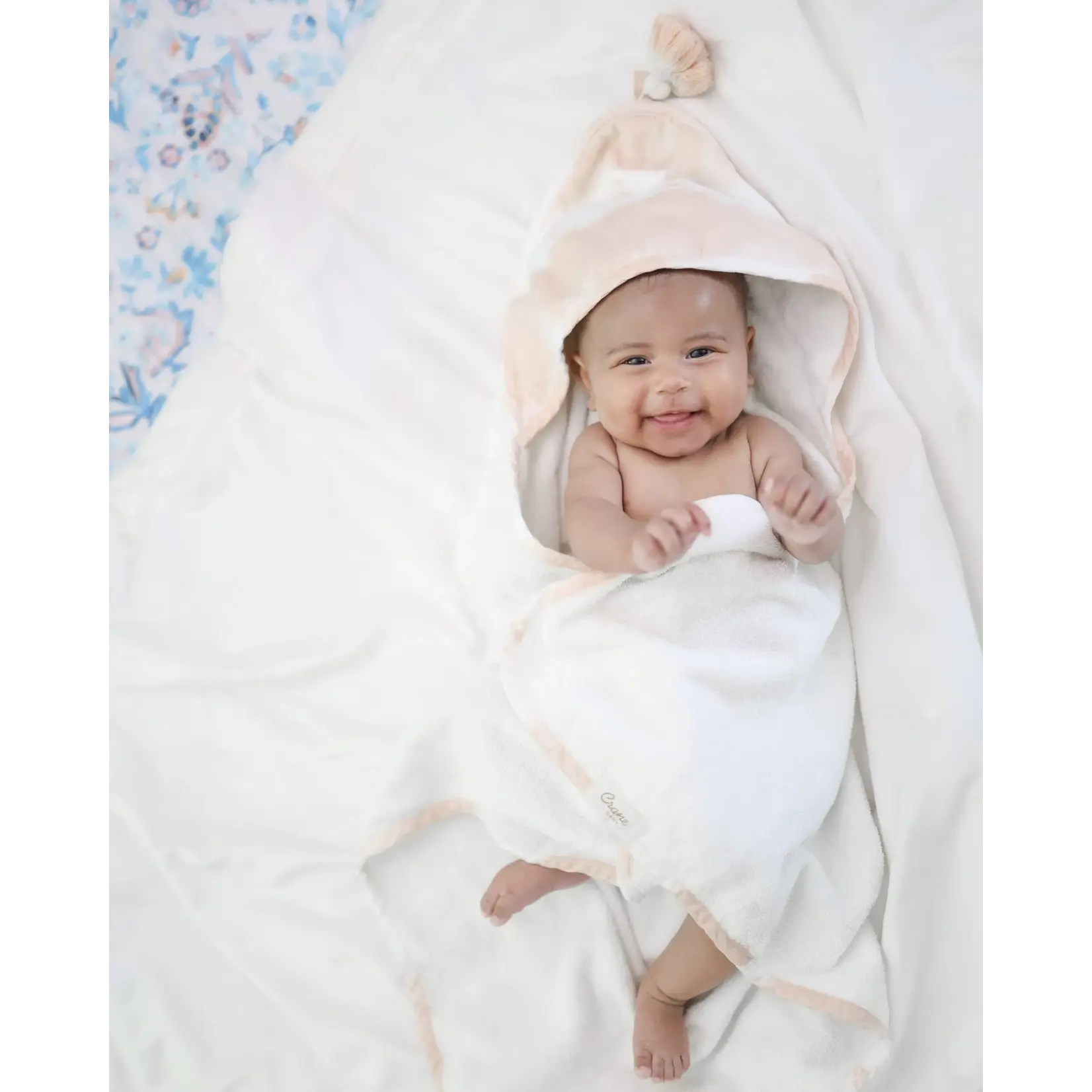 Crane Baby Parker Tie-Dye Hooded Towel