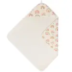 Crane Baby Parker Baby Hooded Towel Rainbow