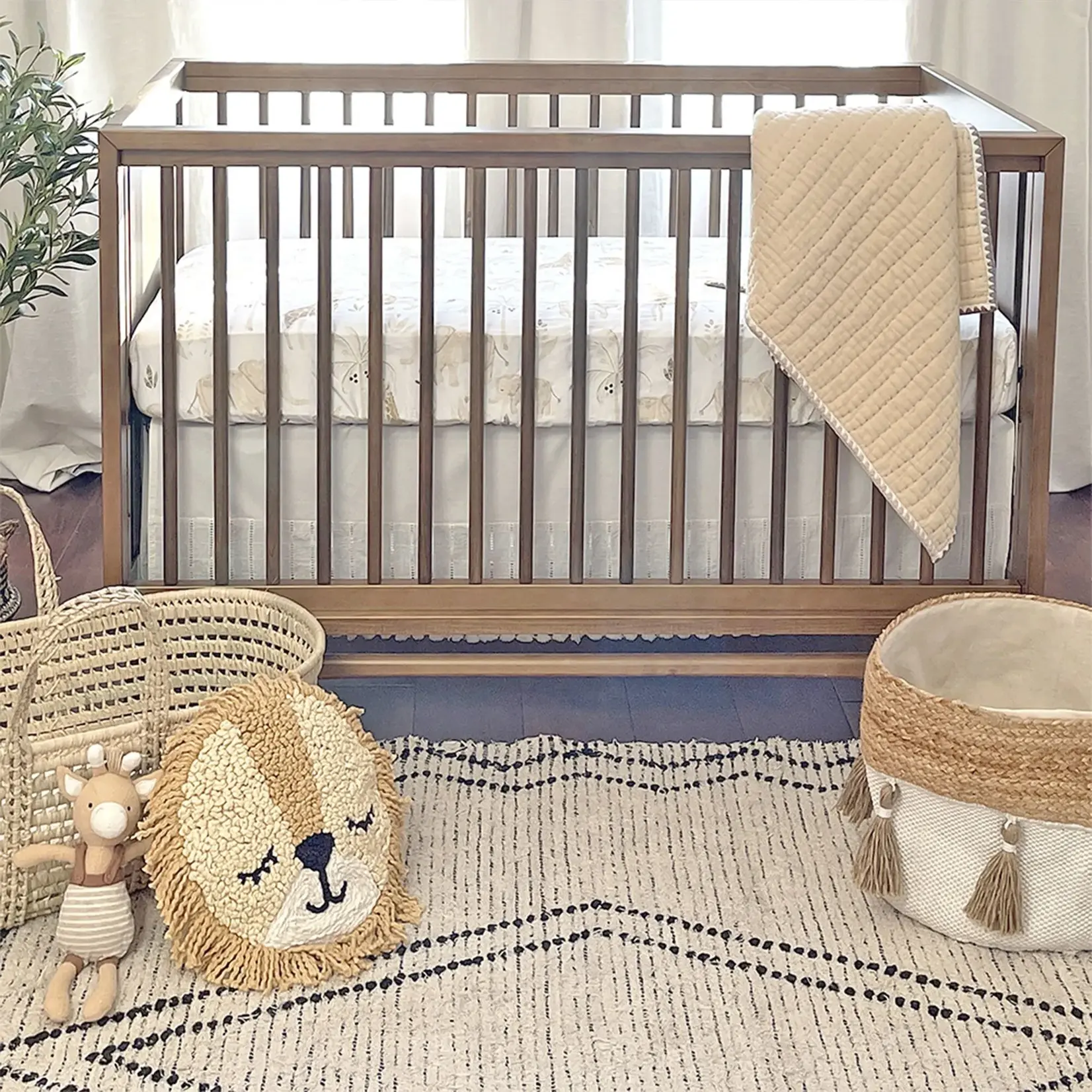 Crane Baby Kendi Crib Sheet Animal