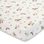 Crane Baby Parker Fitted Crib Sheet Butterfly