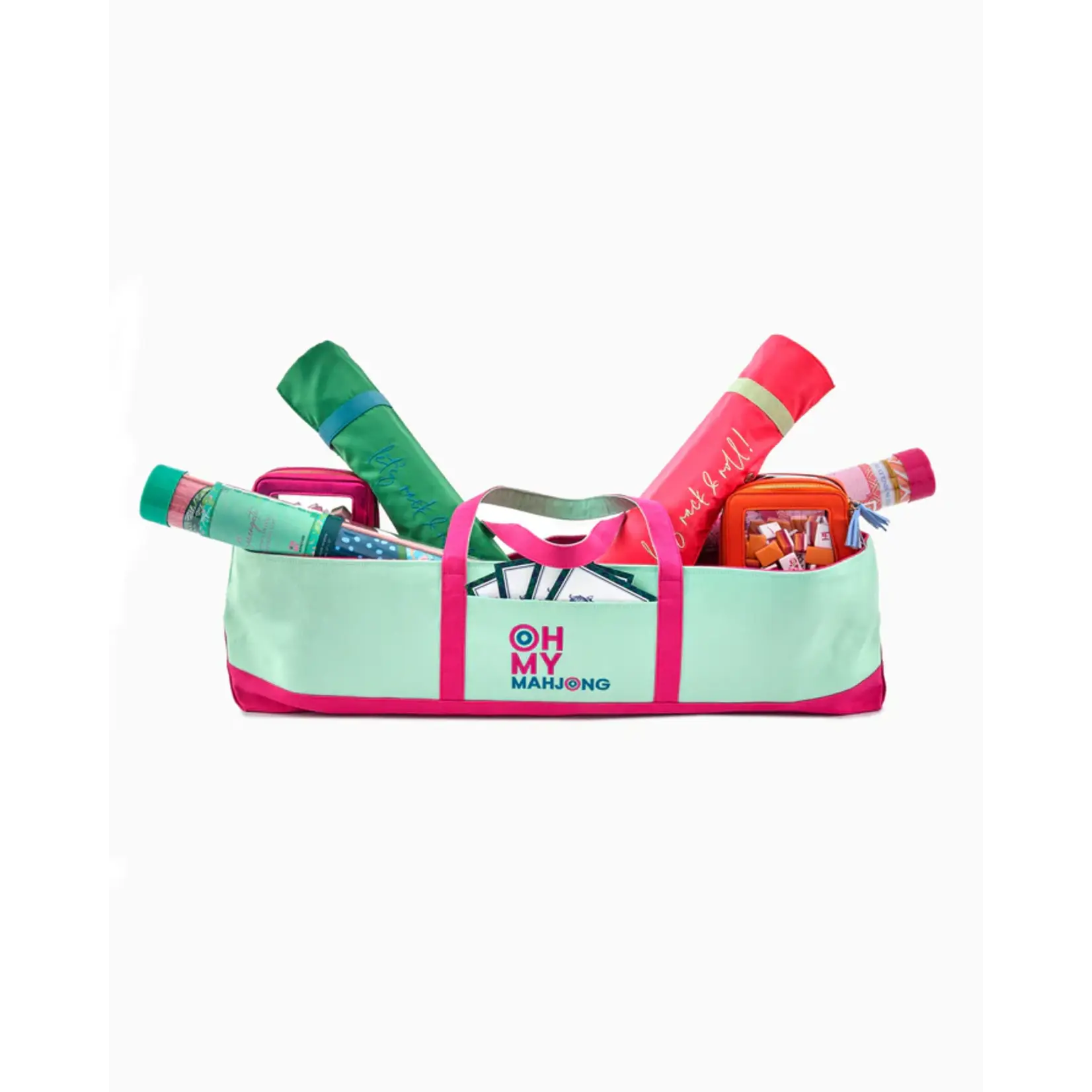 Oh My Mahjong Mint Mat Storage Bag