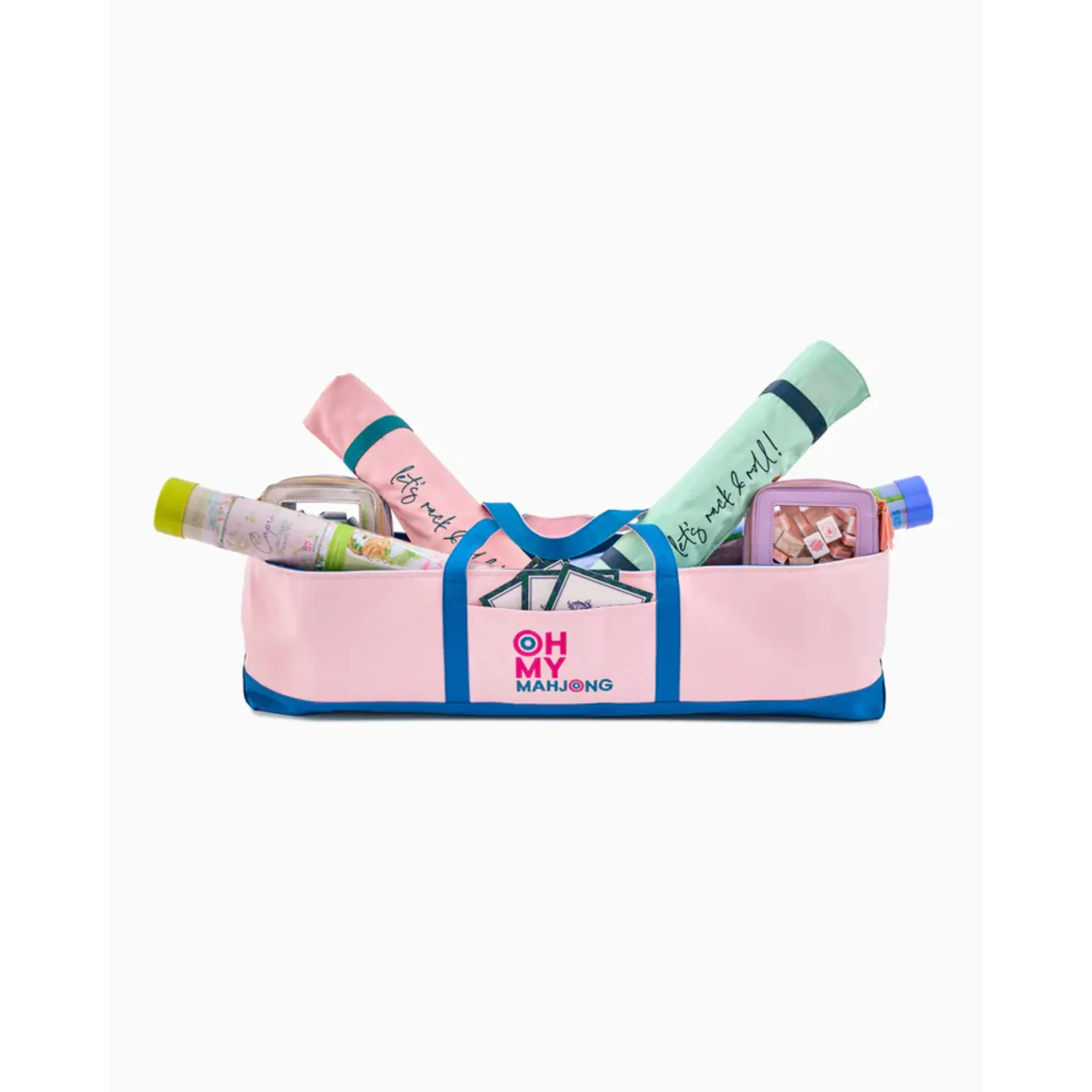 Oh My Mahjong Pink Mat Storage Bag