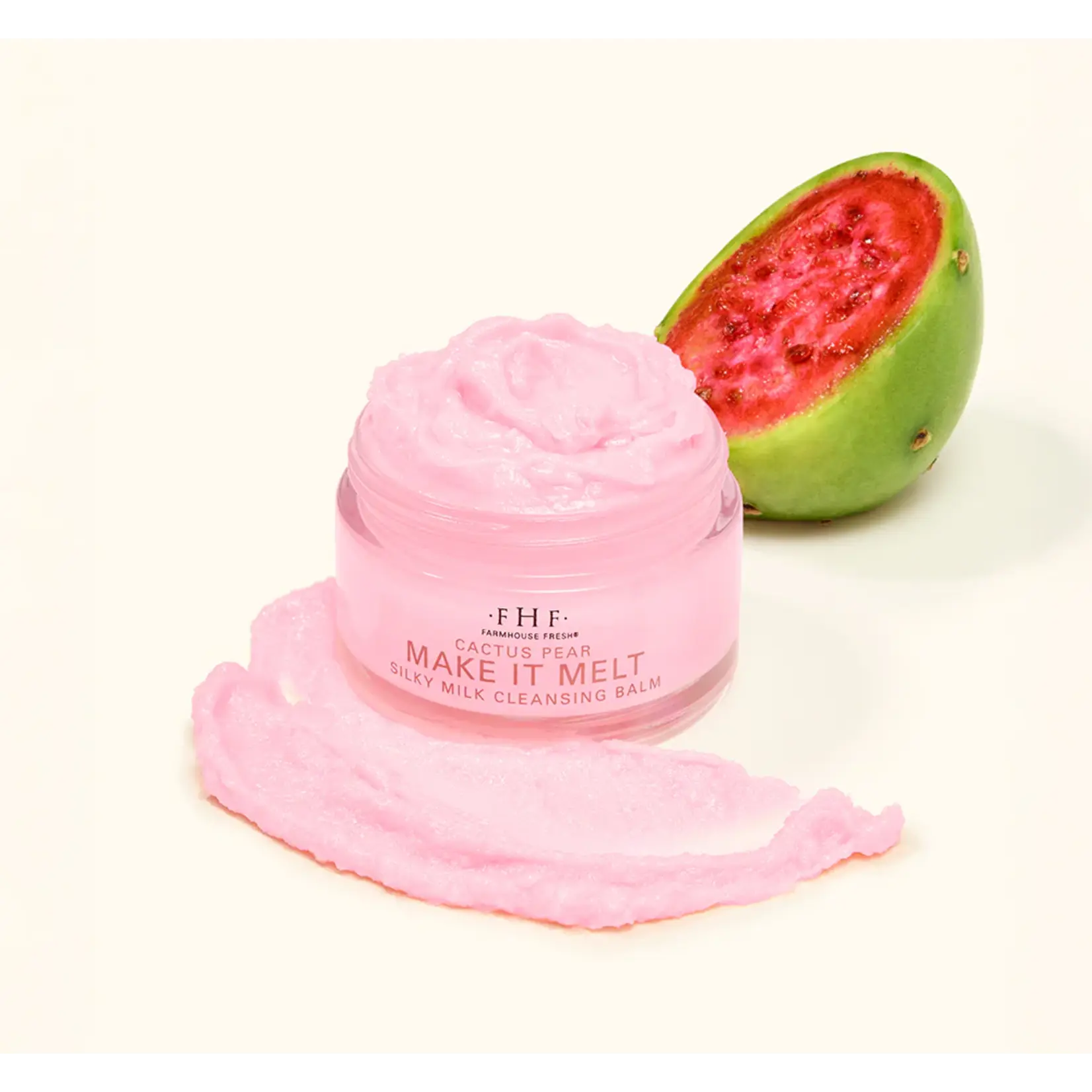 Farmhouse Fresh Cactus Pear Make It Melt Silky Milk Cleansing Balm