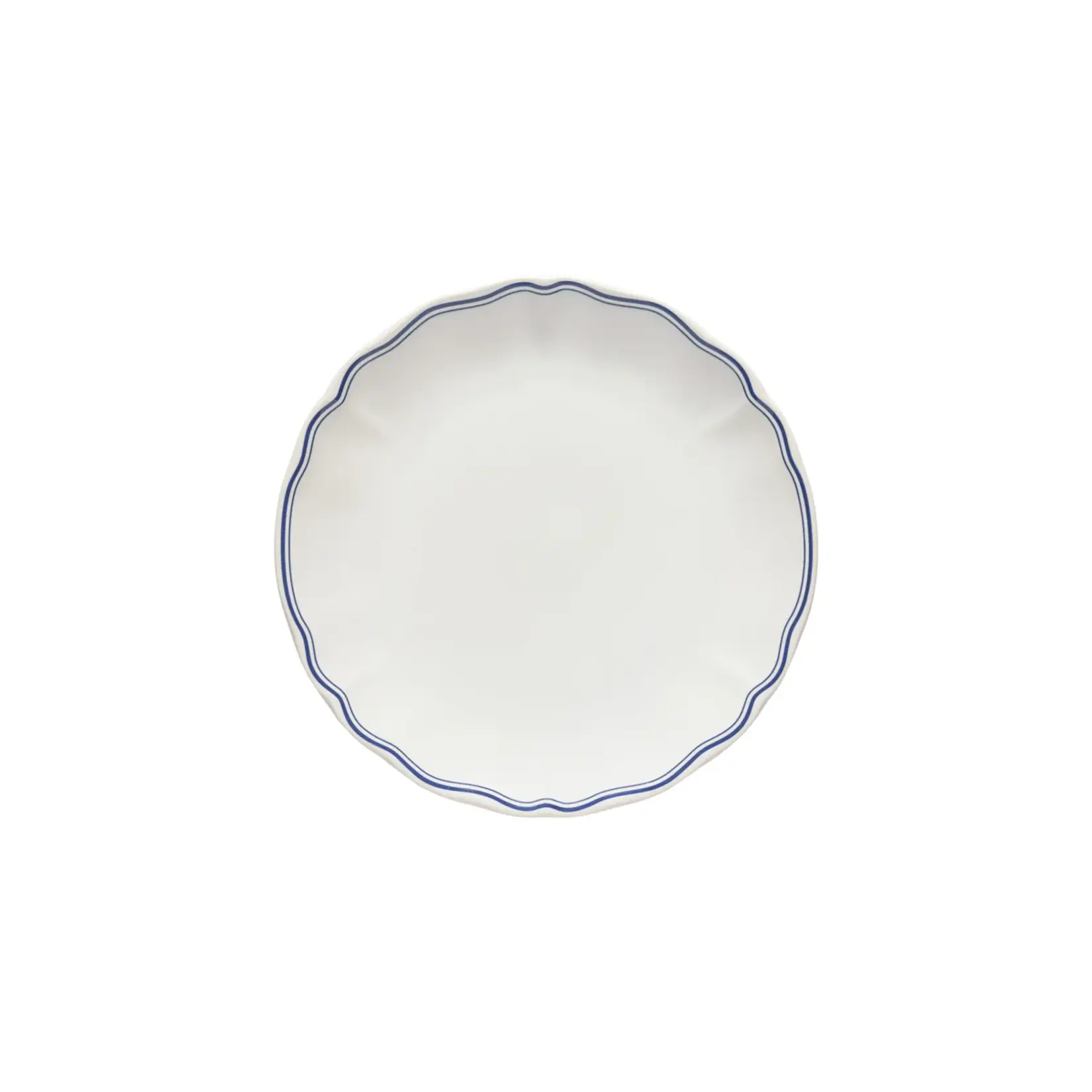 Casafina Vila Salad Plate White/Blue Filet