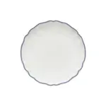 Casafina Vila Dinner Plate White/Blue Filet