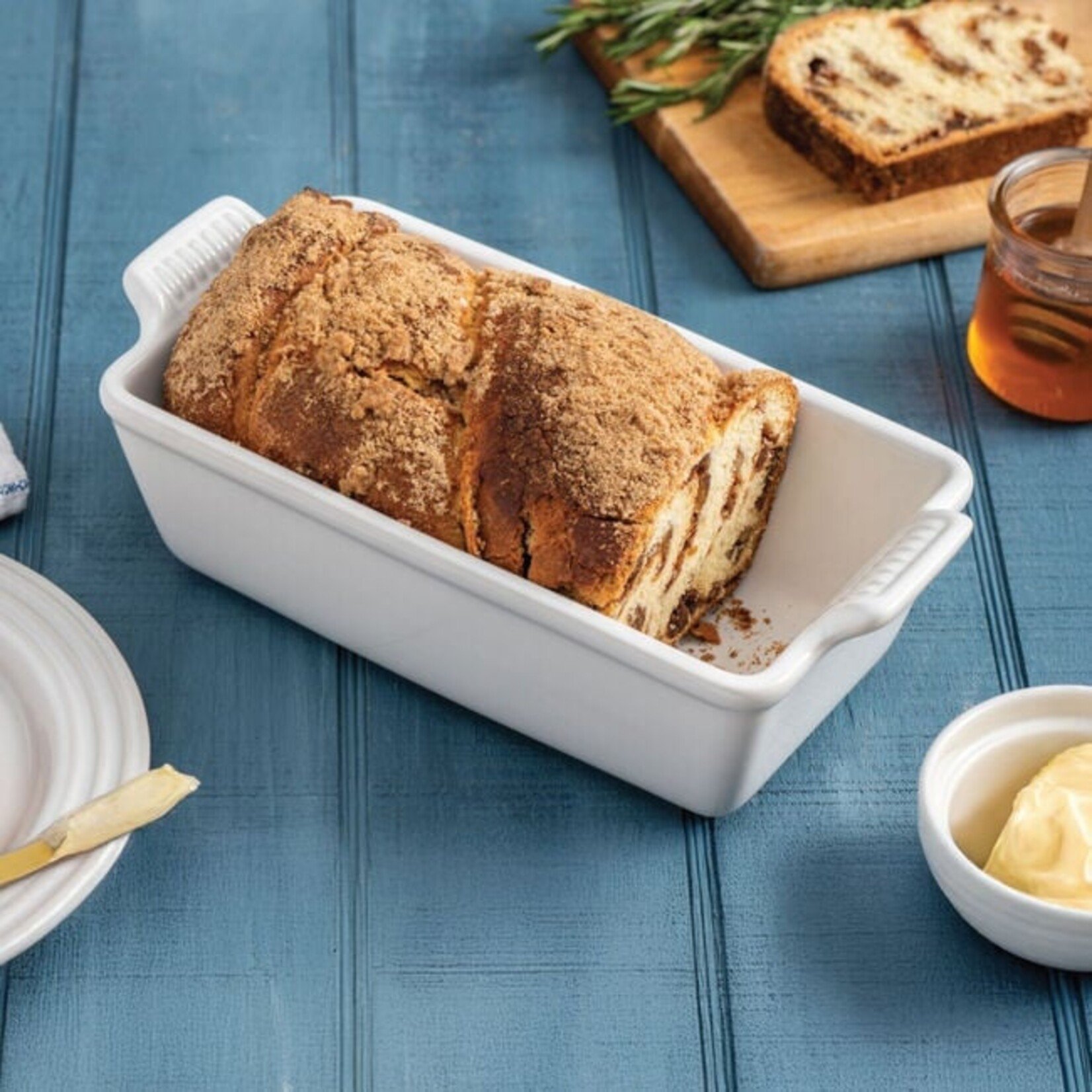 Le Creuset Heritage Loaf Pan, white, 9x5