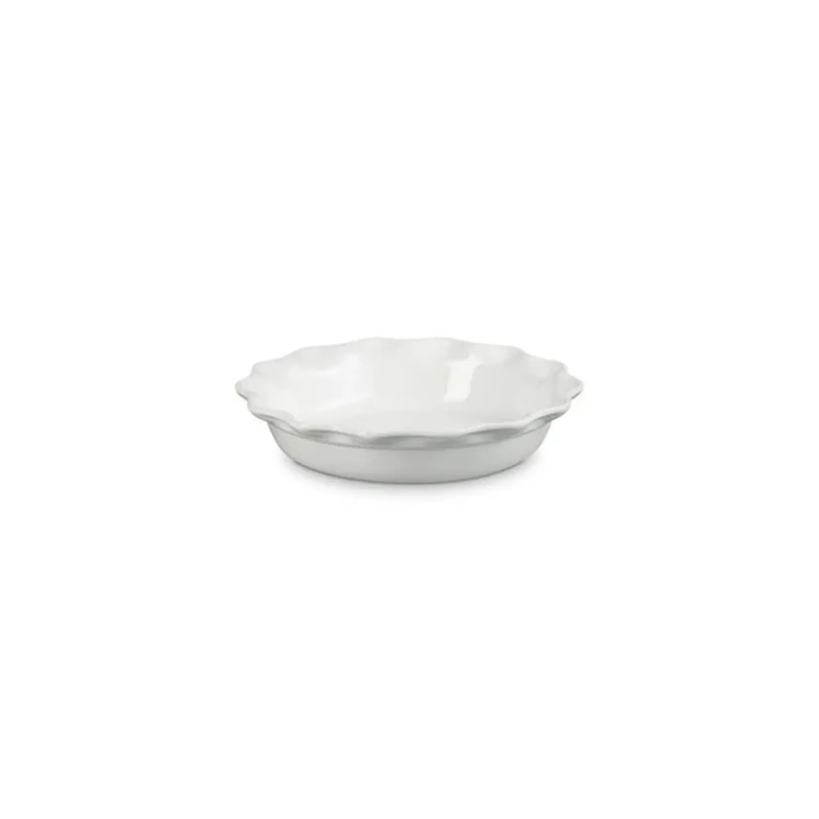 Le Creuset Heritage Fluted Pie Dish 9 in White