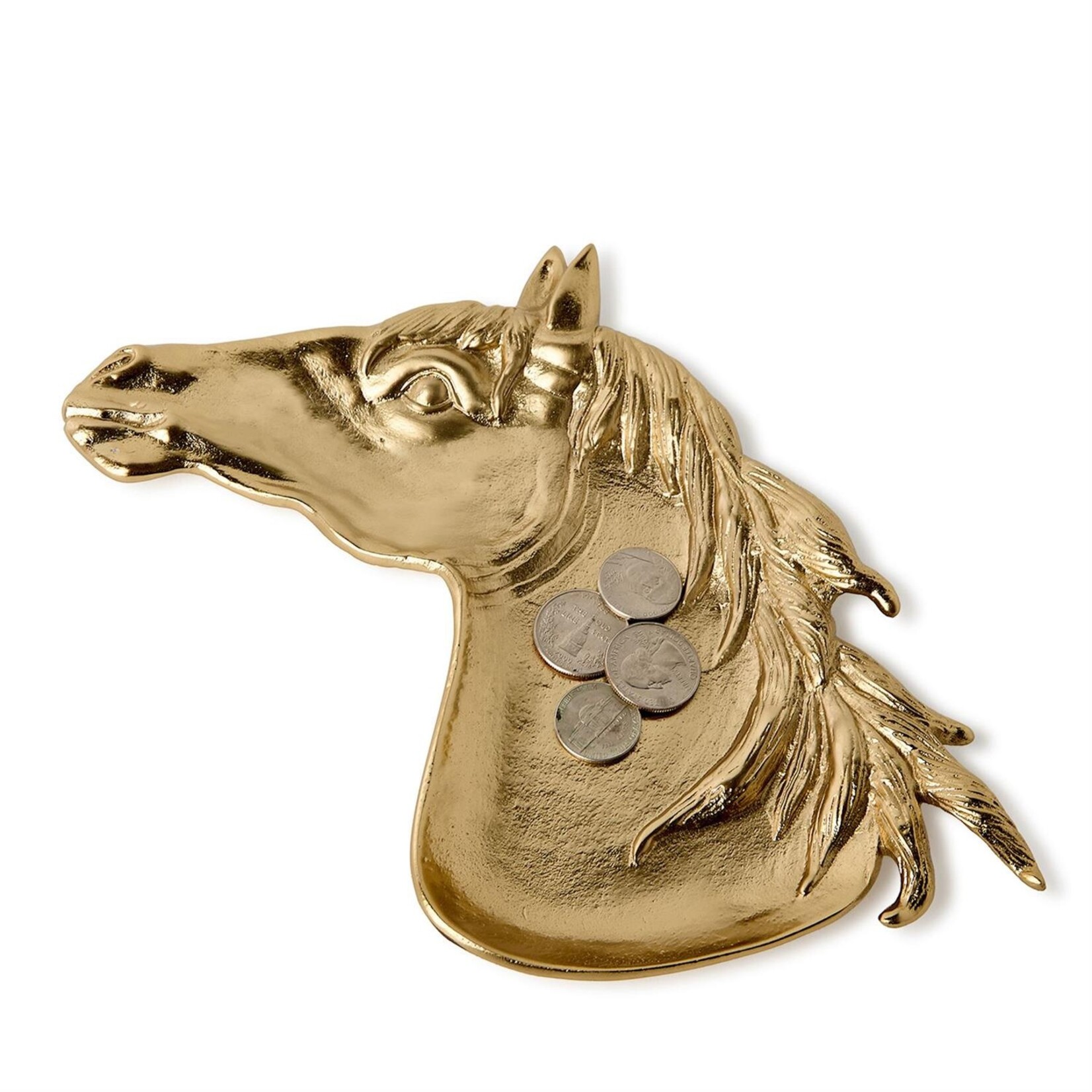 Two's Company Derby Horse Trinket / Desk Tray