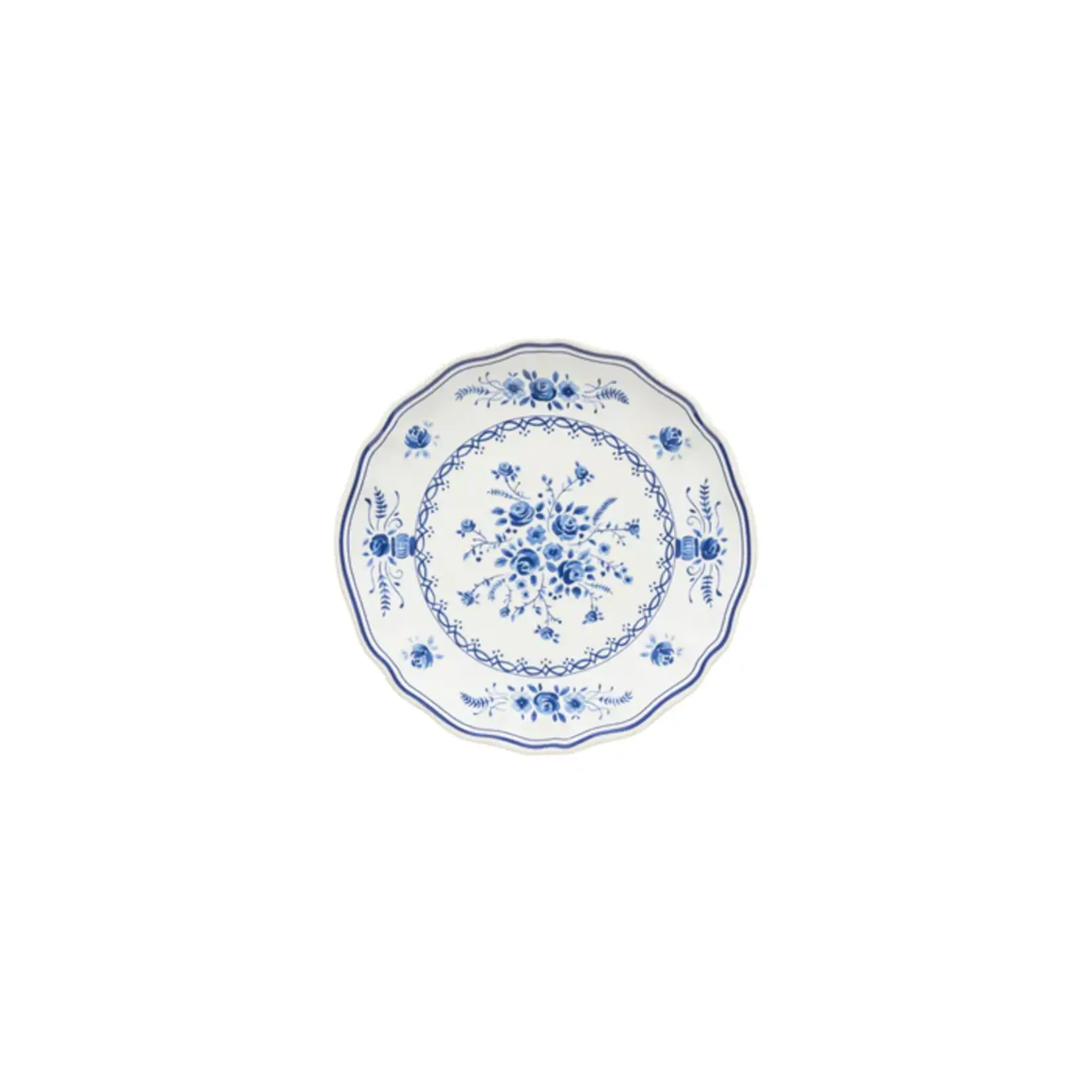 Casafina Vila Appetizer Plate White/Blue