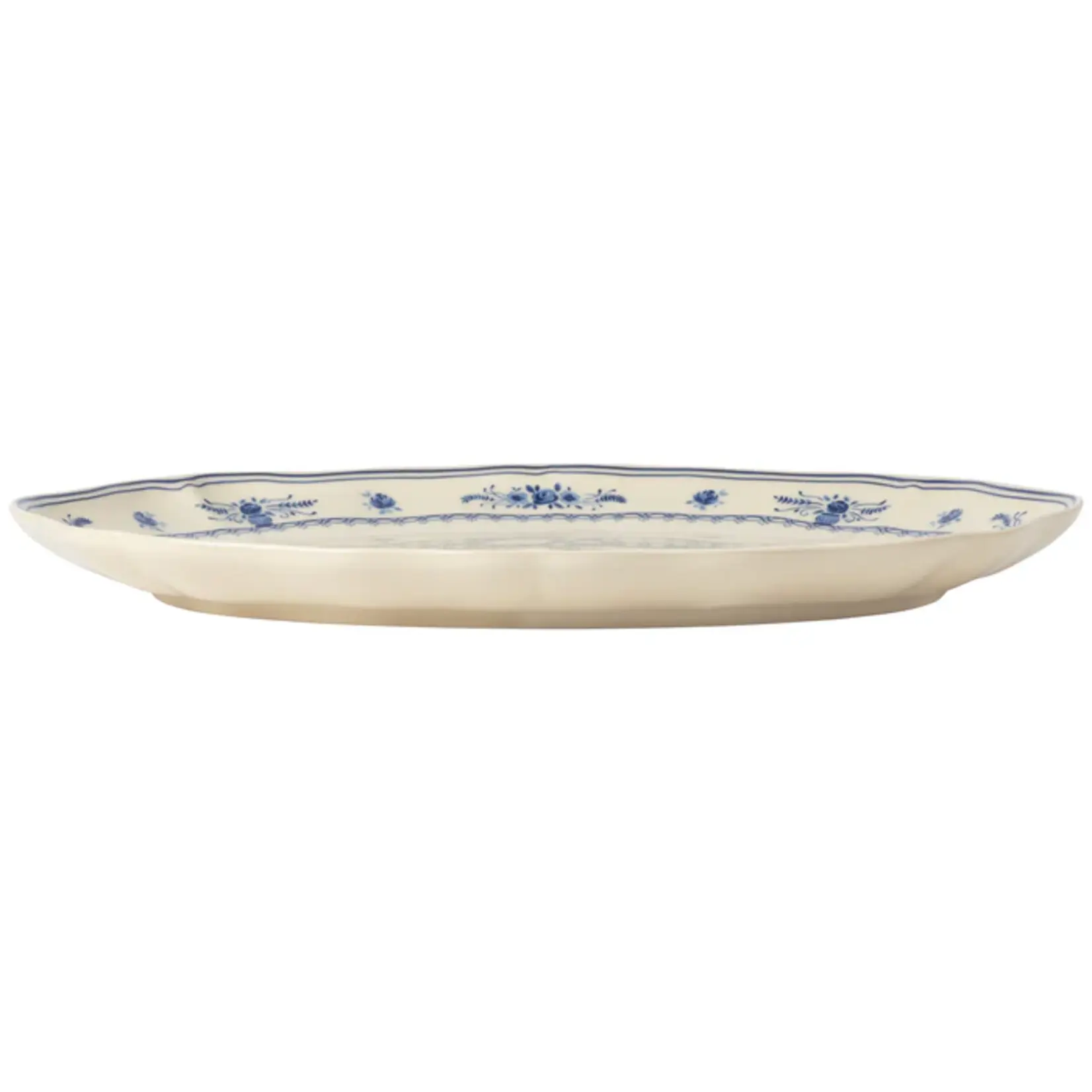 Casafina Vila Oval Platter White/Blue