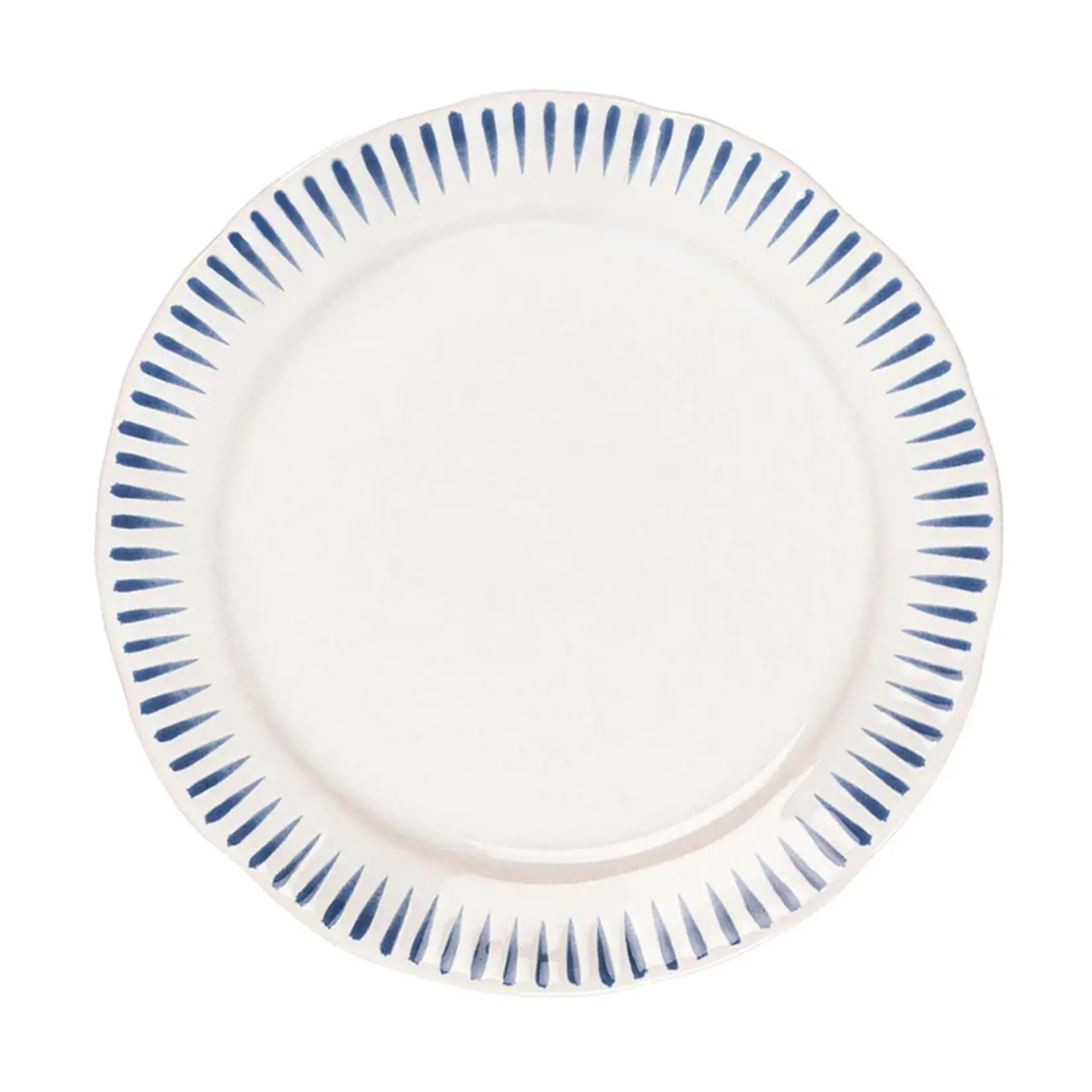 Juliska Sitio Stripe Delft Blue Dinner Plate