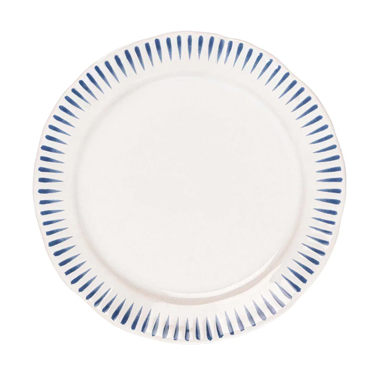 Sitio Stripe Delft Blue Dinner Plate