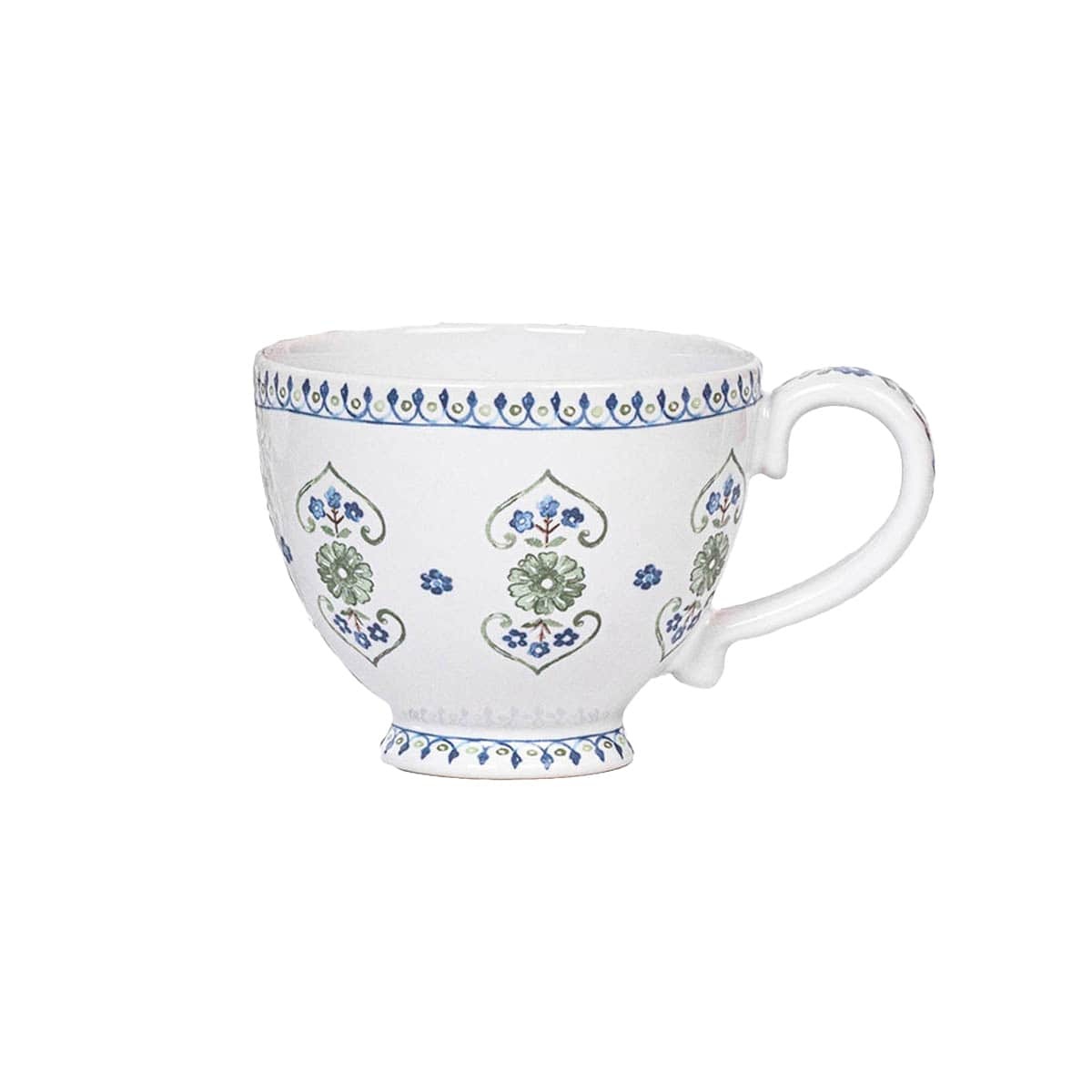 Villa Seville Chambray Breakfast Cup