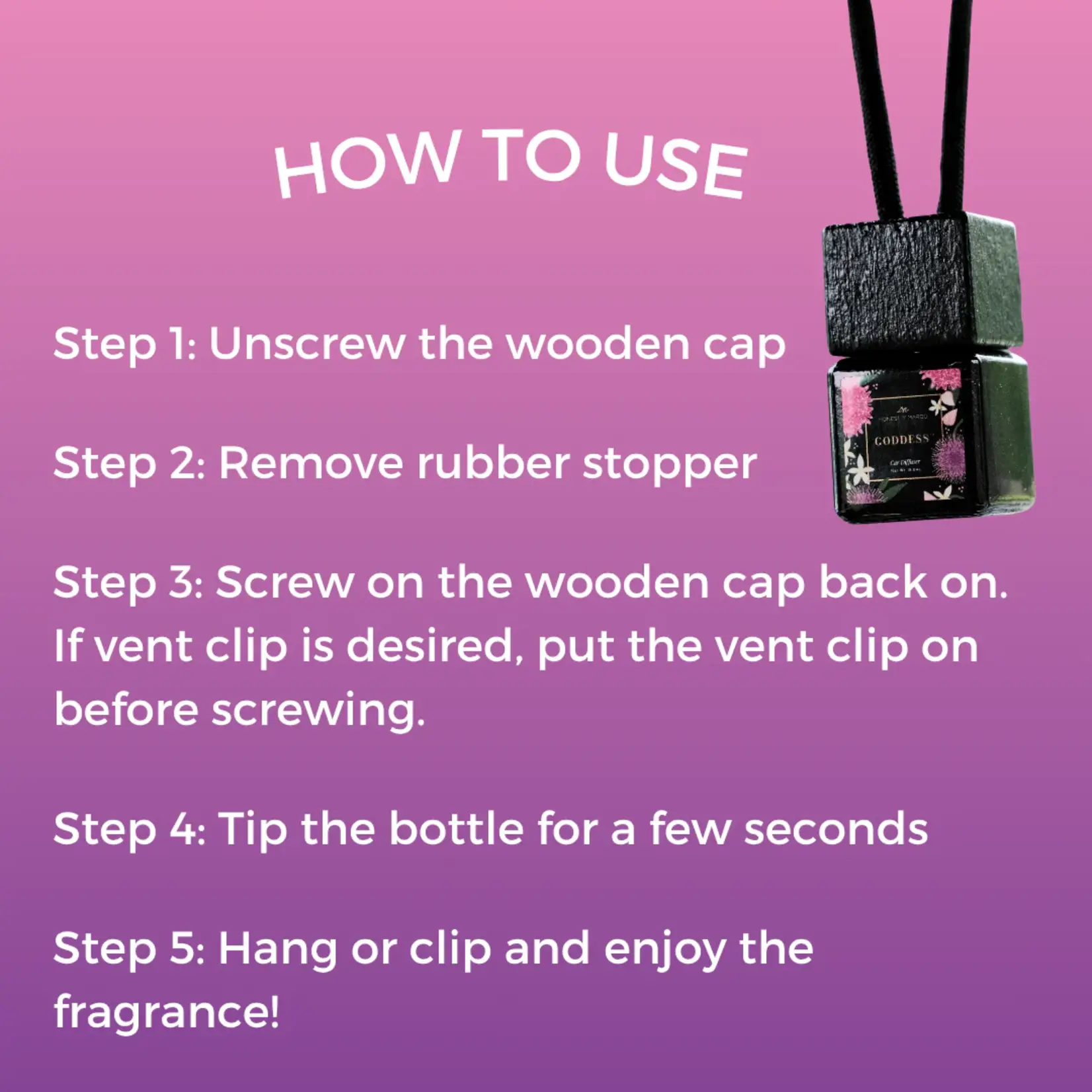 Honestly Margo Car Diffuser Goddess