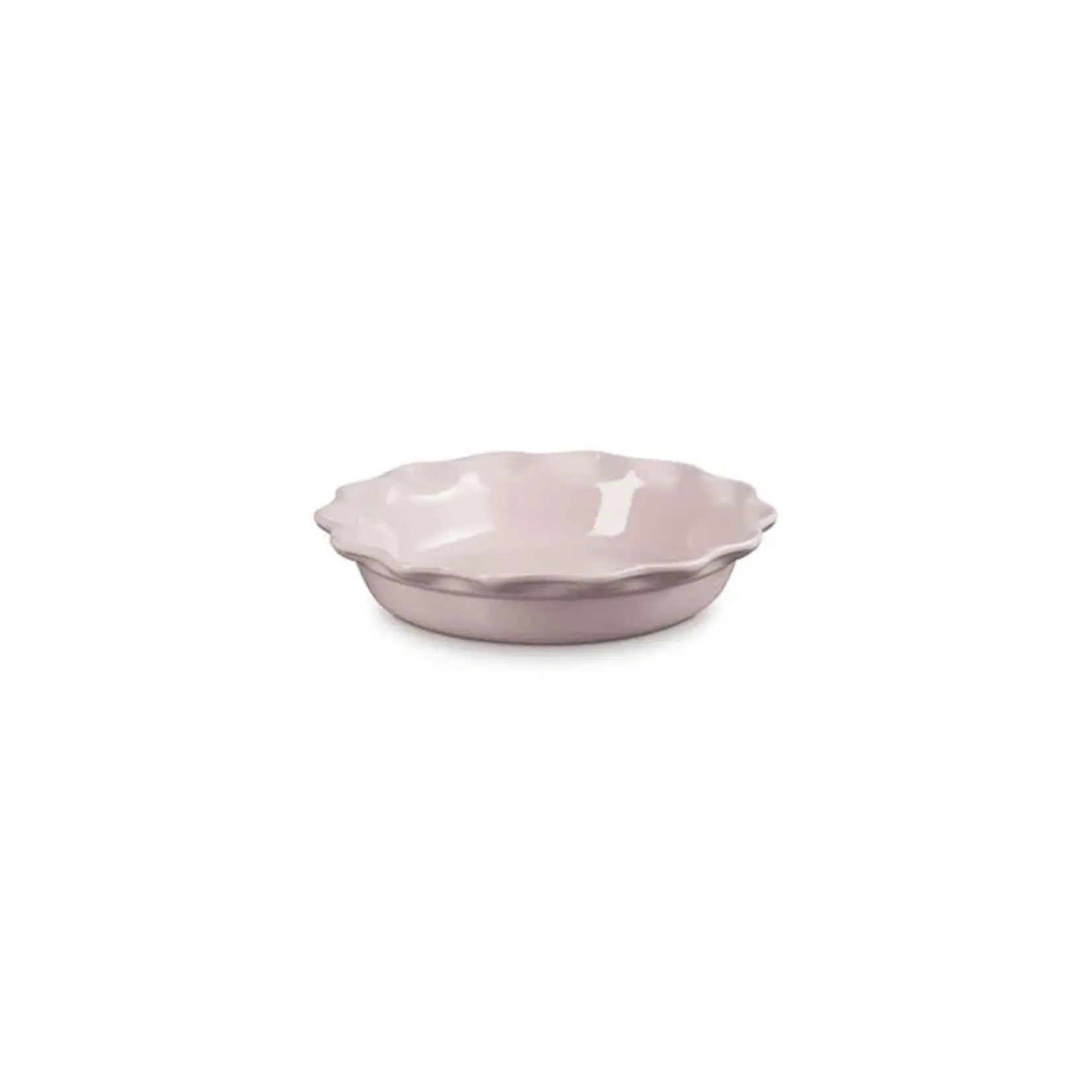 Le Creuset Heritage Fluted Pie Dish 9 in Chiffon Pink