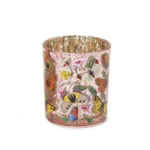 Two's Company Butterfly Silhouette Antiqued Tealight / Votive Candleholder Small