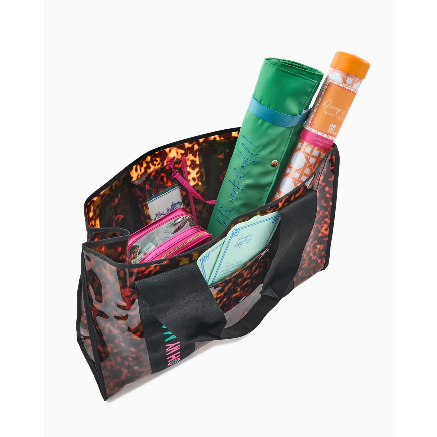 Oh My Mahjong Tortoise Mahjong Beach Bag