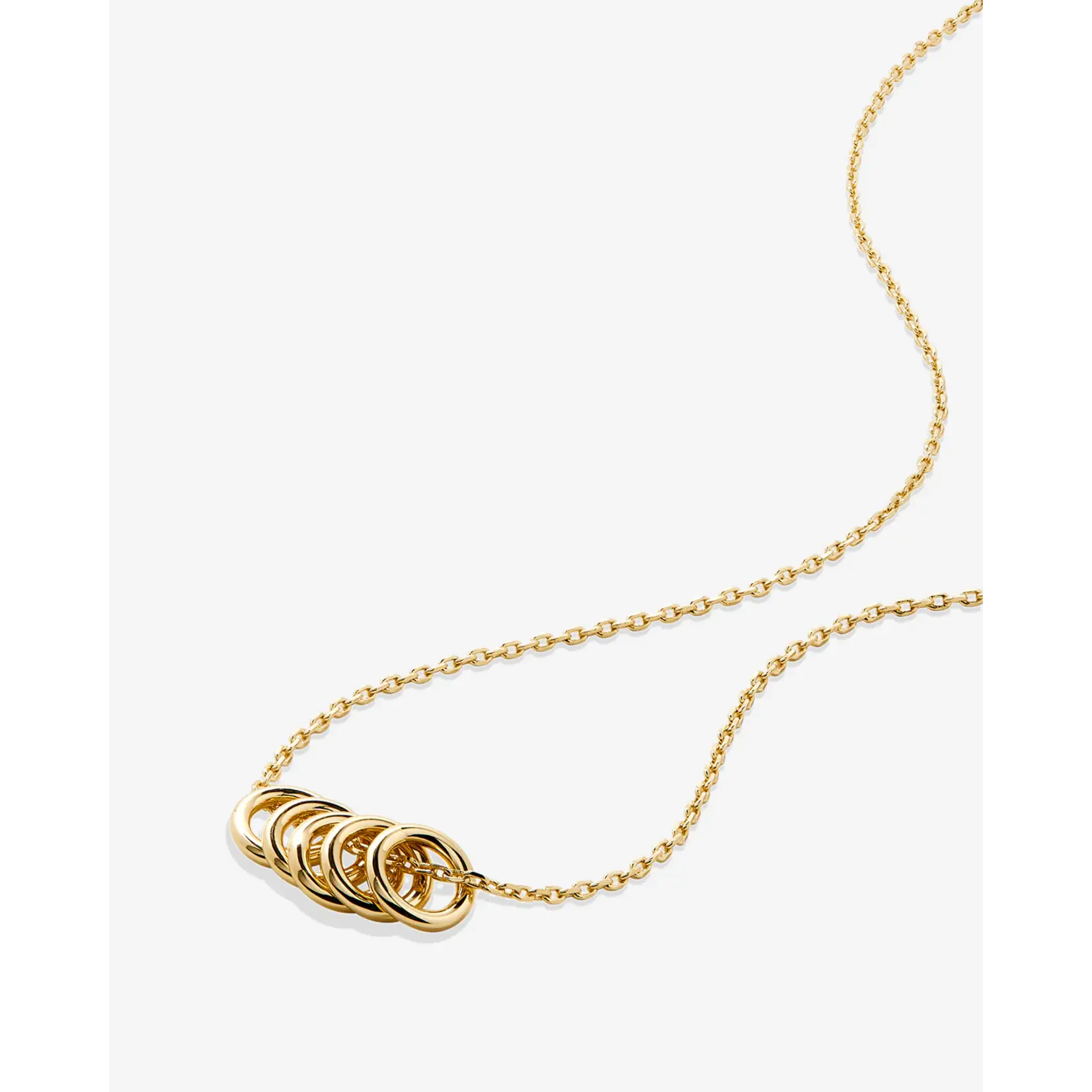 Bryan Anthonys My Circle Dainty Necklace 14k Gold