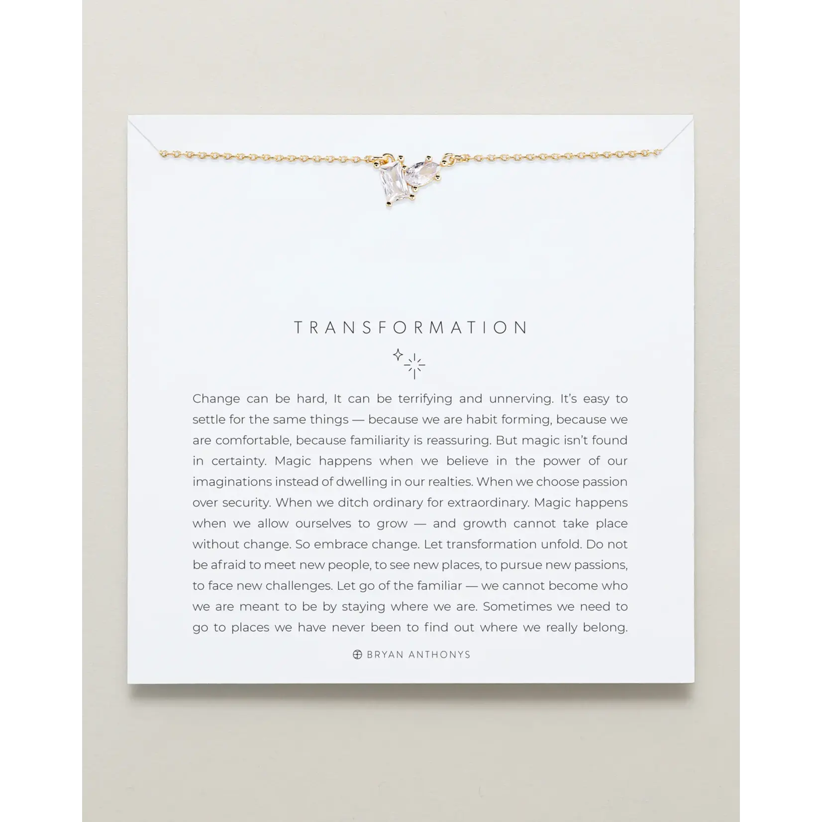 Bryan Anthonys Transformation Necklace 14k Gold
