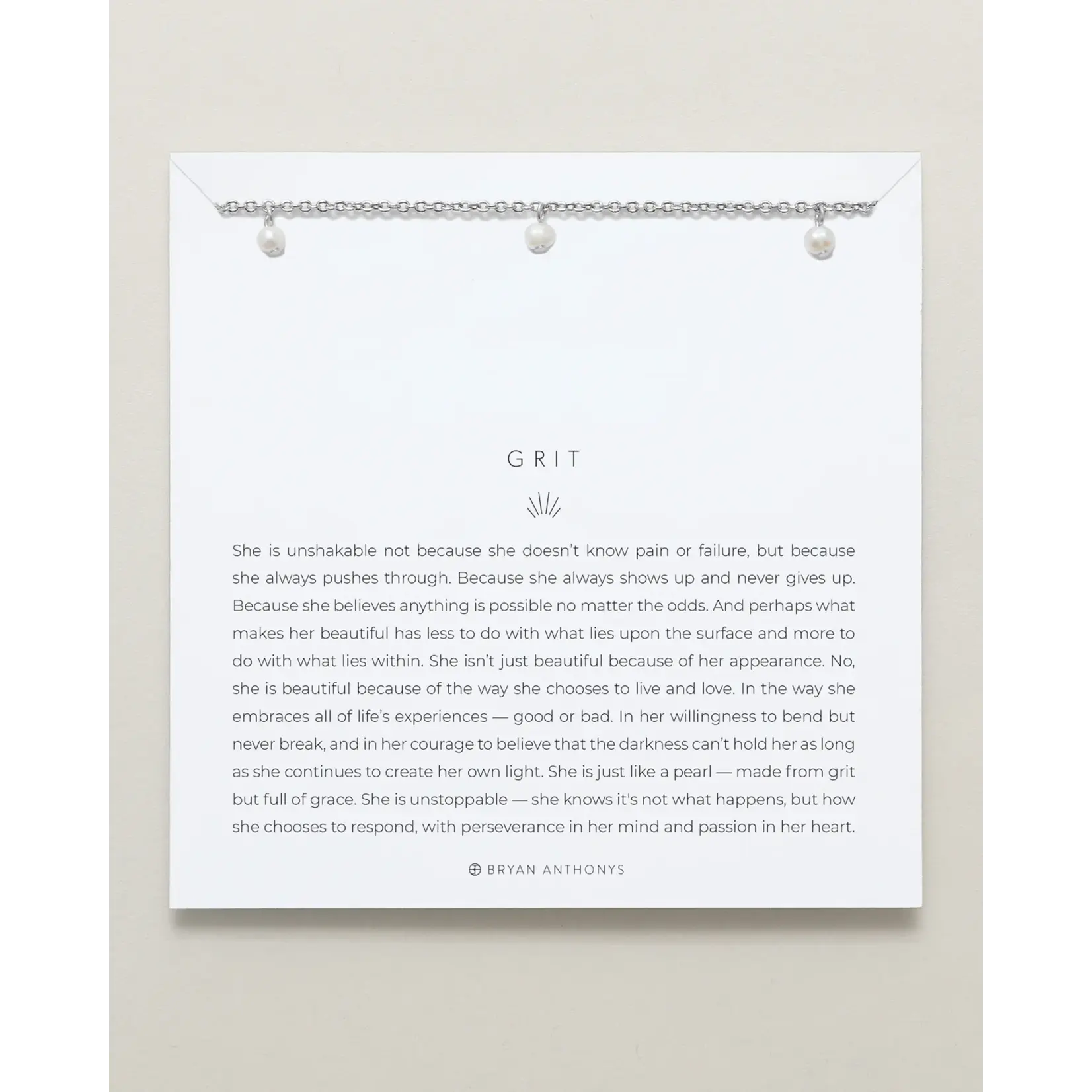 Bryan Anthonys Grit Choker Silver