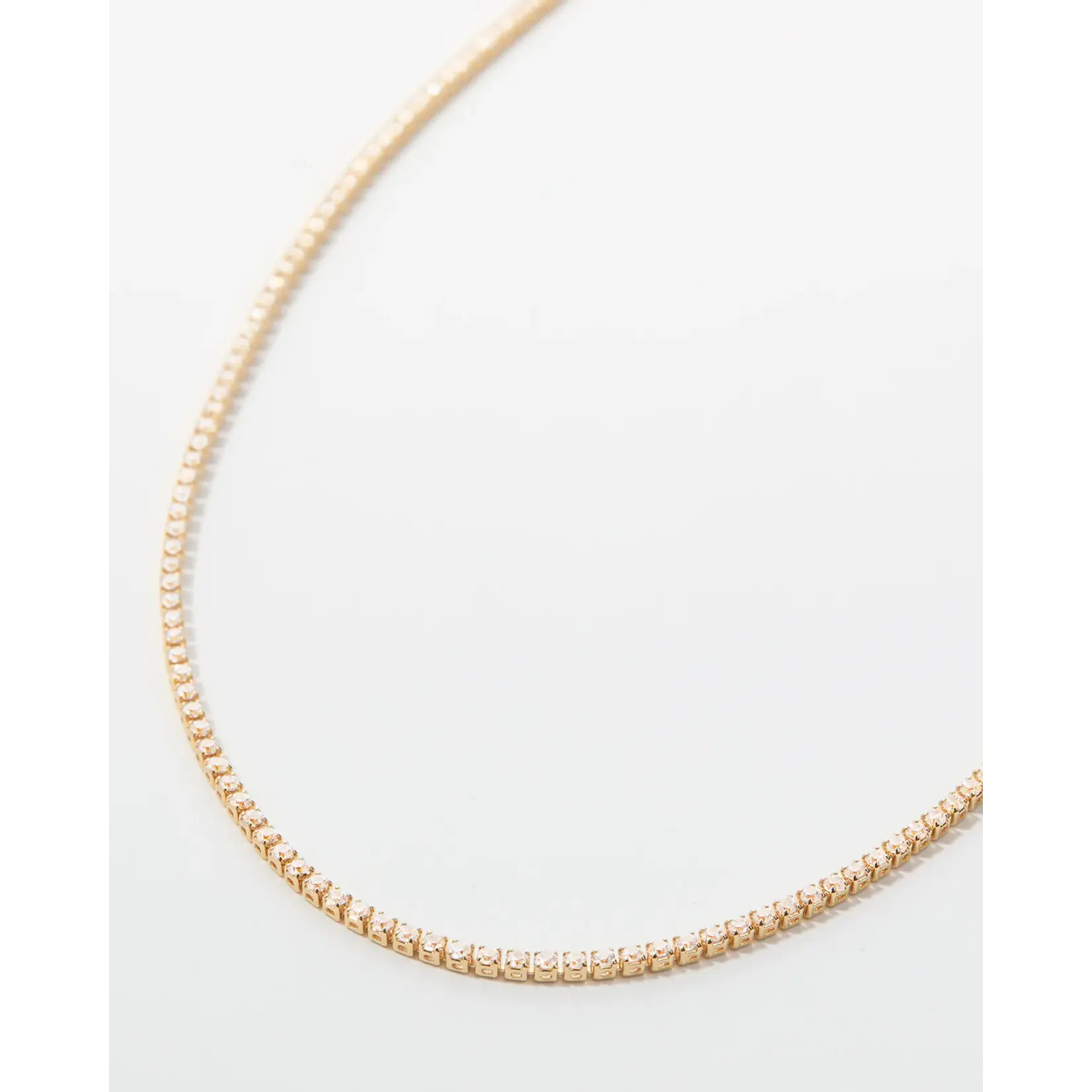Bryan Anthonys Mom Tennis Necklace 14k Gold