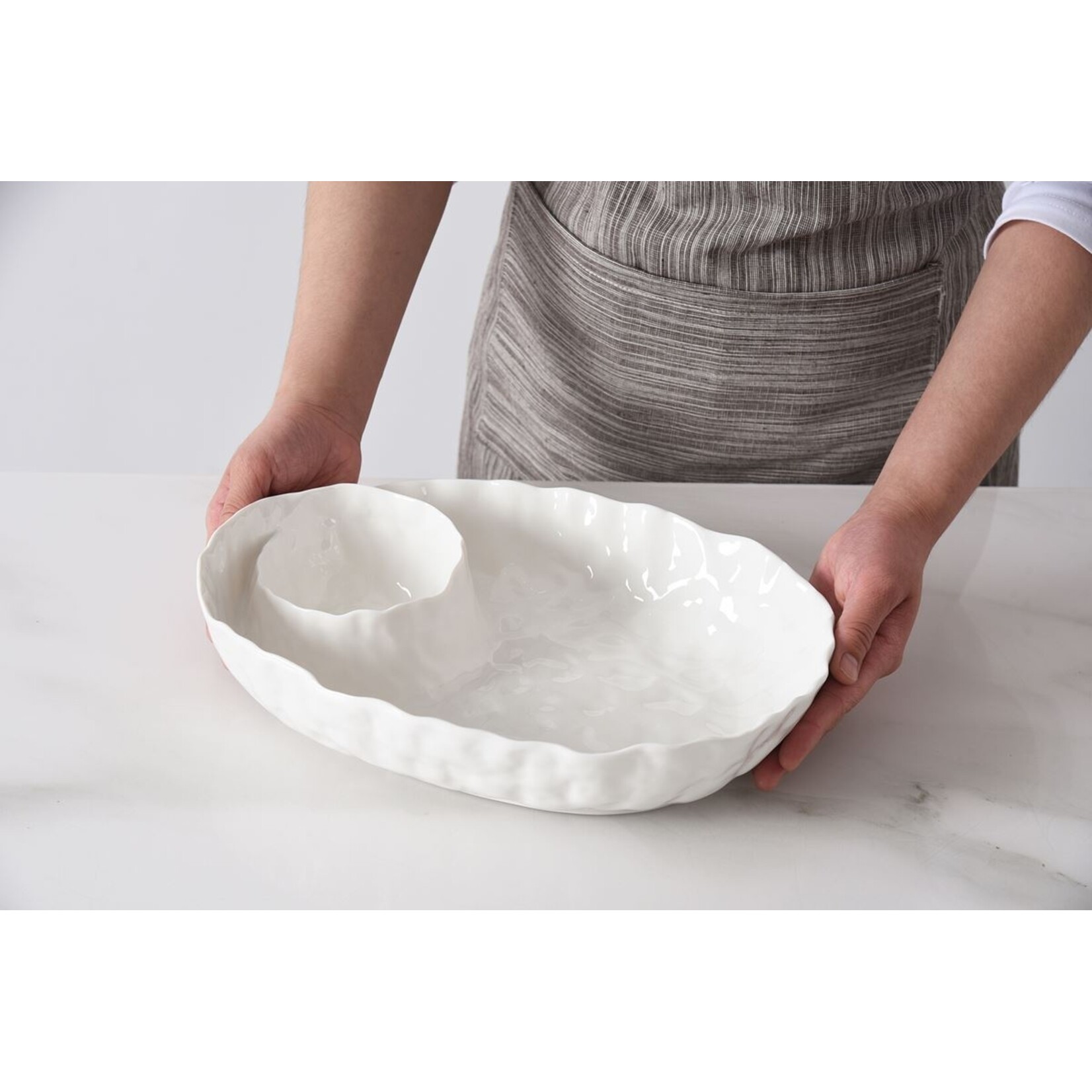 Pampa Bay Willow Oval Chip & Dip