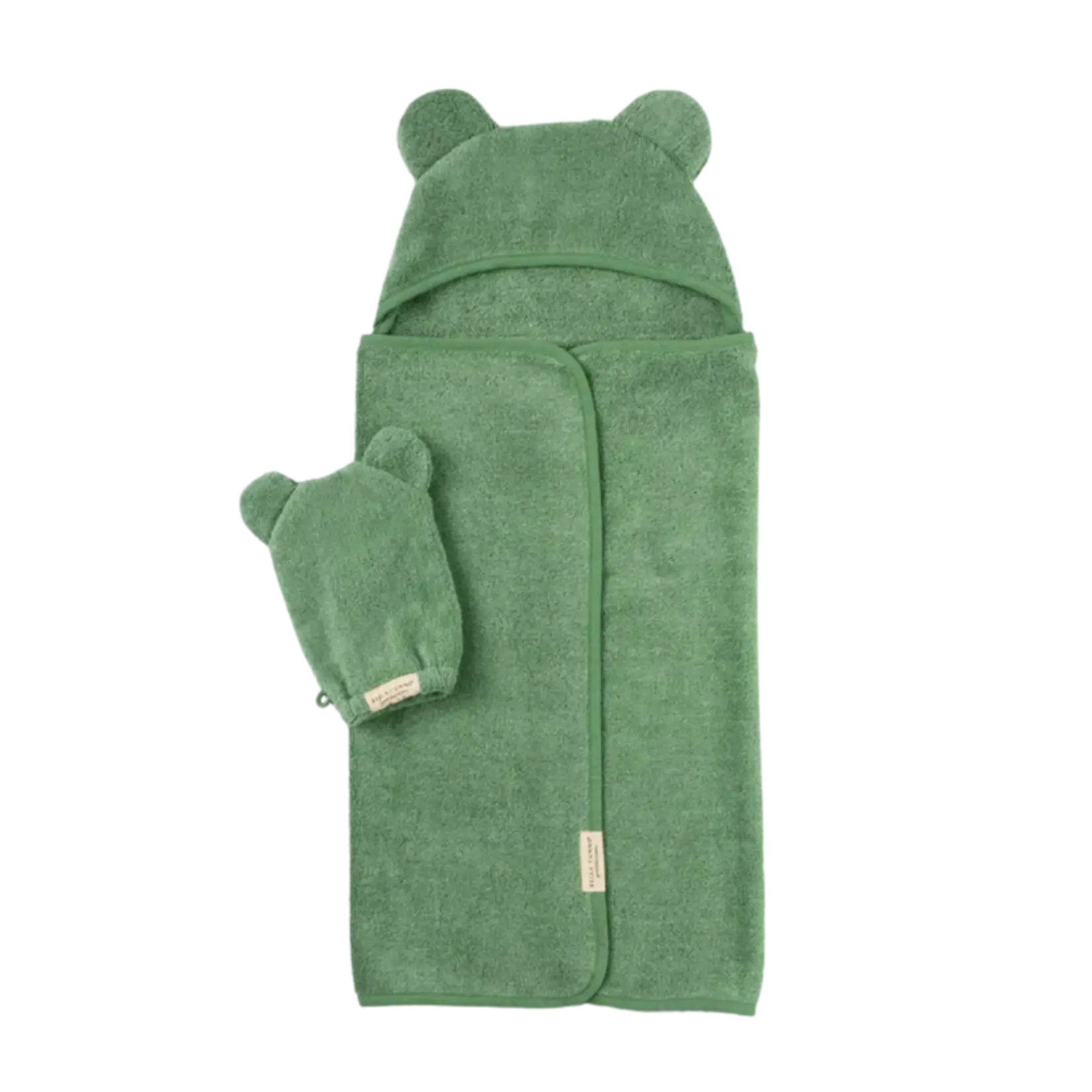 Bella Tunno Hooded Towel + Wash Mitt Set