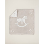 Barefoot Dreams CozyChic Scalloped Receiving Blanket Stone-White