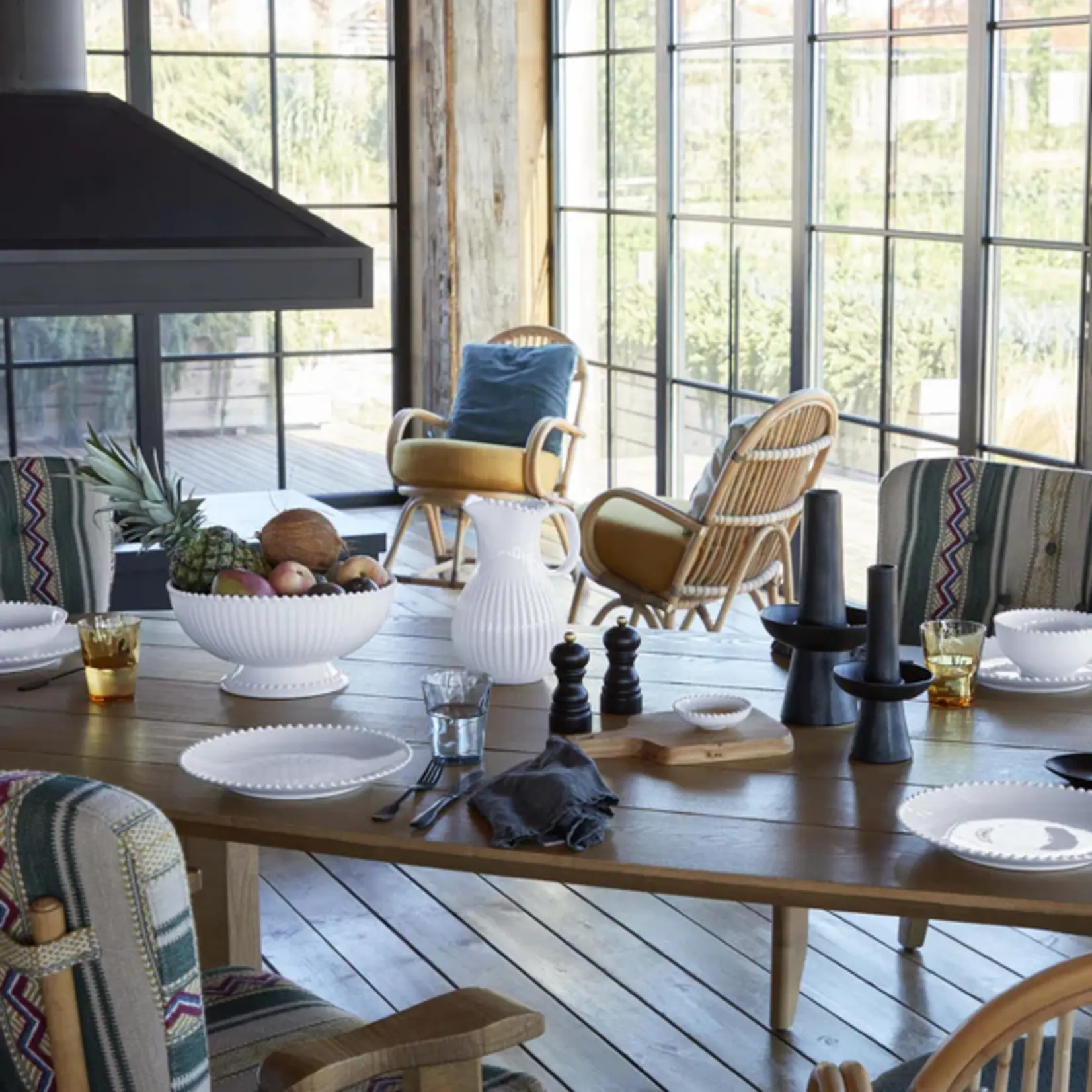 Casafina Pearl White Pitcher