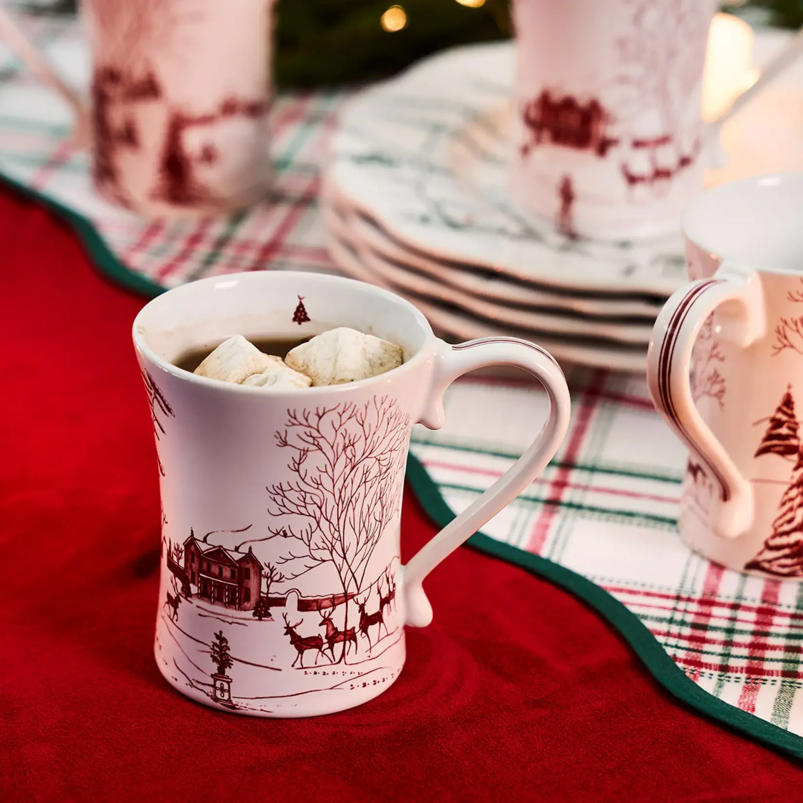 Juliska Country Estate Winter Frolic Ruby Mug