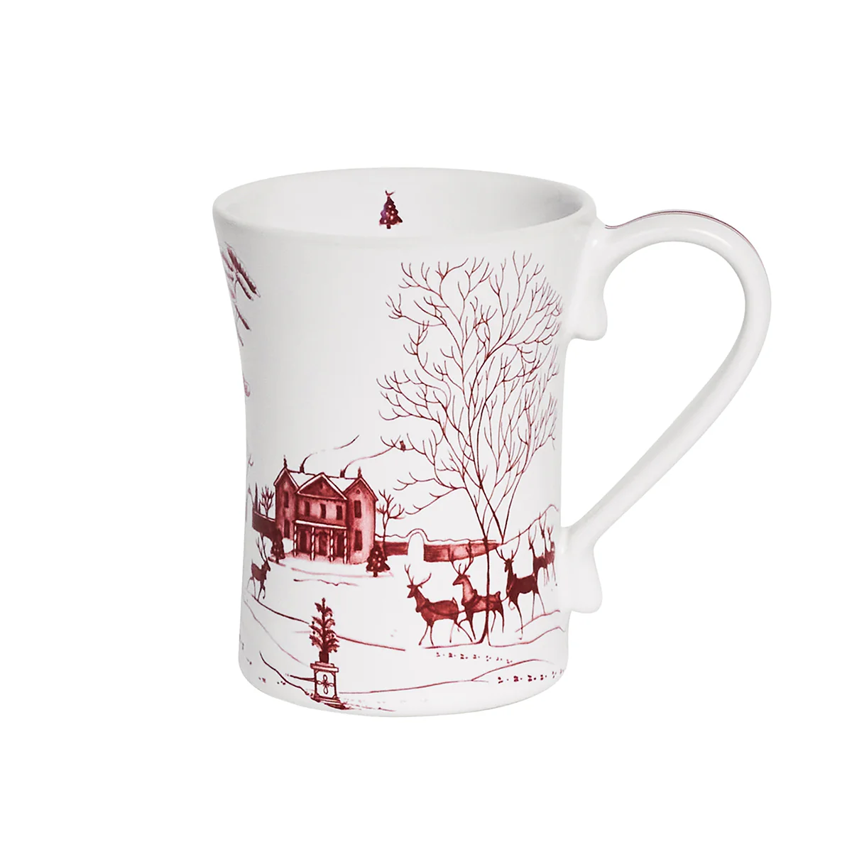 Country Estate Winter Frolic Ruby Mug
