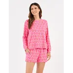 Mary Square Annie Short Set Rosette Charm Pink