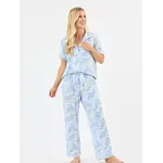 Mary Square Charlotte Pant Set Daisy Chain Blue