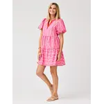 Mary Square Kinsley Mini Dress Heirloom V Pink