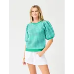 Mary Square Abigail Sweater Blue Green