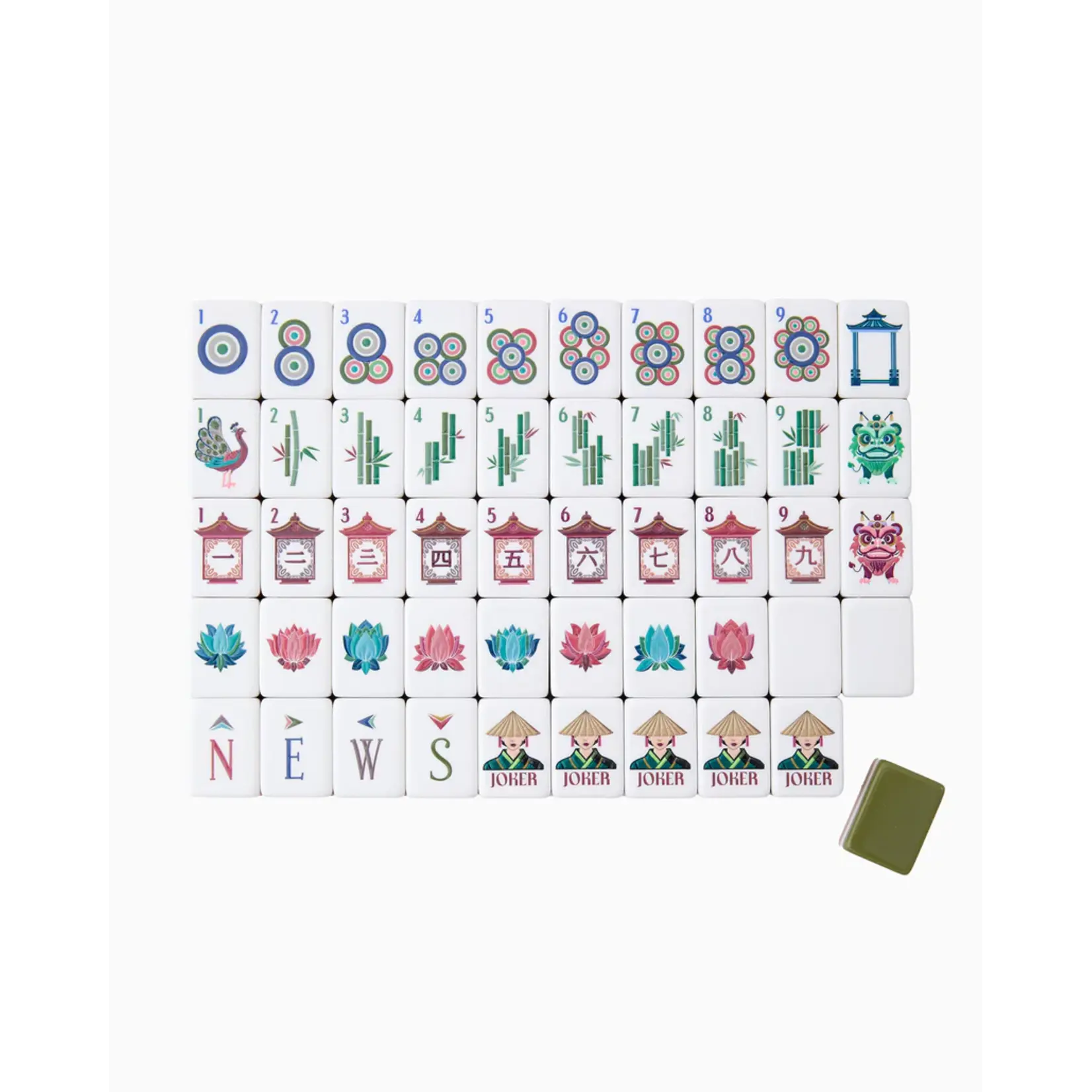 Oh My Mahjong Drake Mahjong Tile Set (160 tiles)