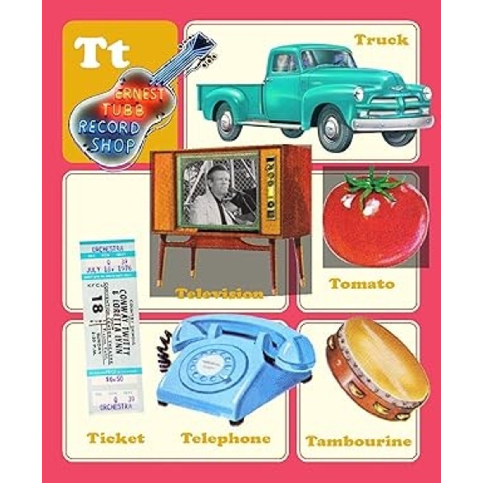 Laughing Elephant Books Country Music ABC-Children's Board Book