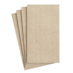 Caspari Jute Natural - Paper Line Guest Towel