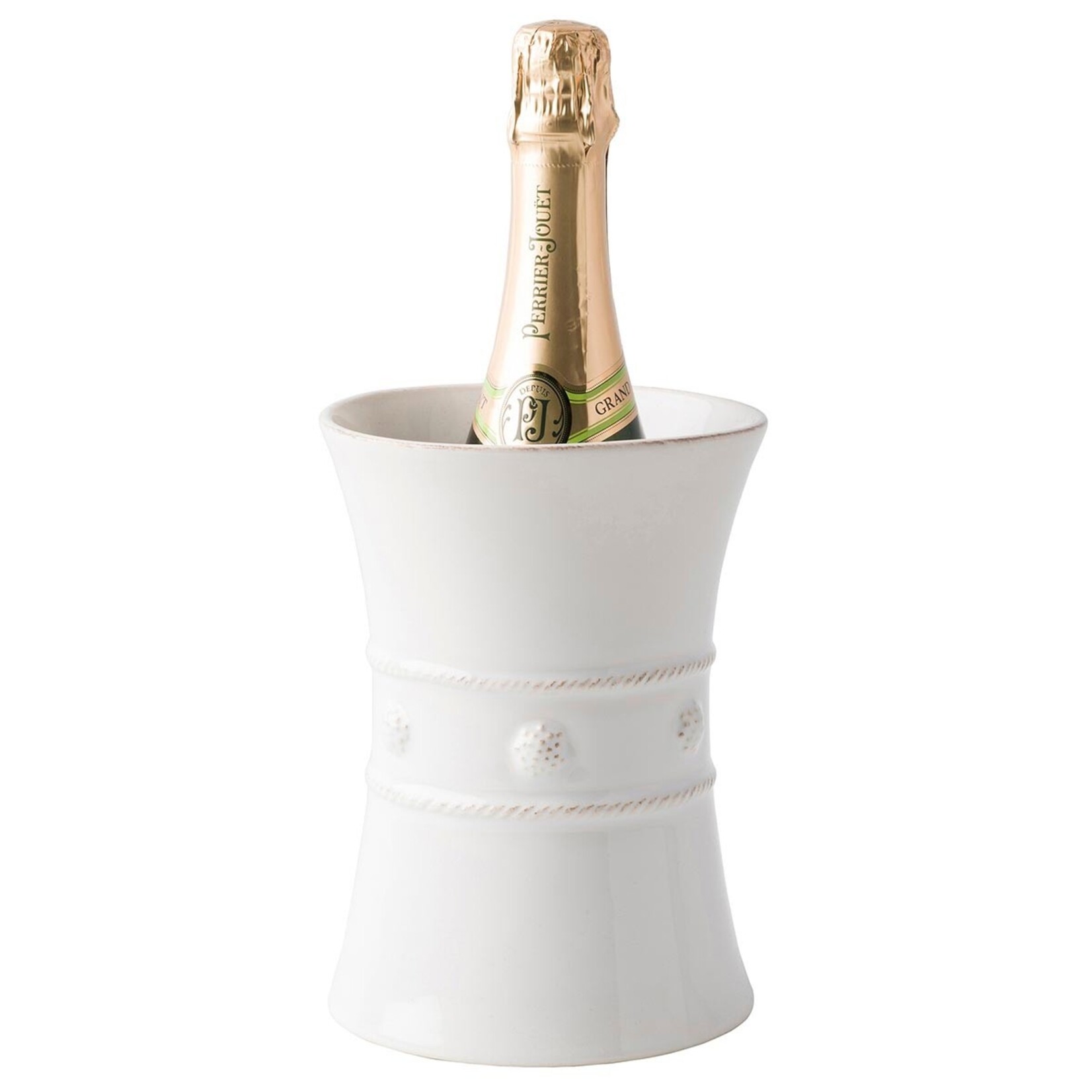 Juliska Berry & Thread Utensil Crock/Wine Cooler, Whitewash