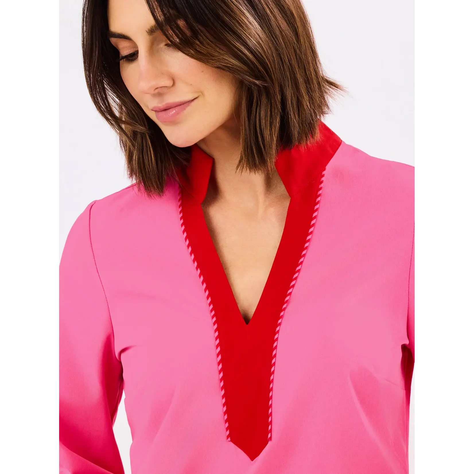 Mary Square Brenda Pink/Red Dress