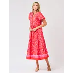 Mary Square Kinsley Garden Samba Pink Dress