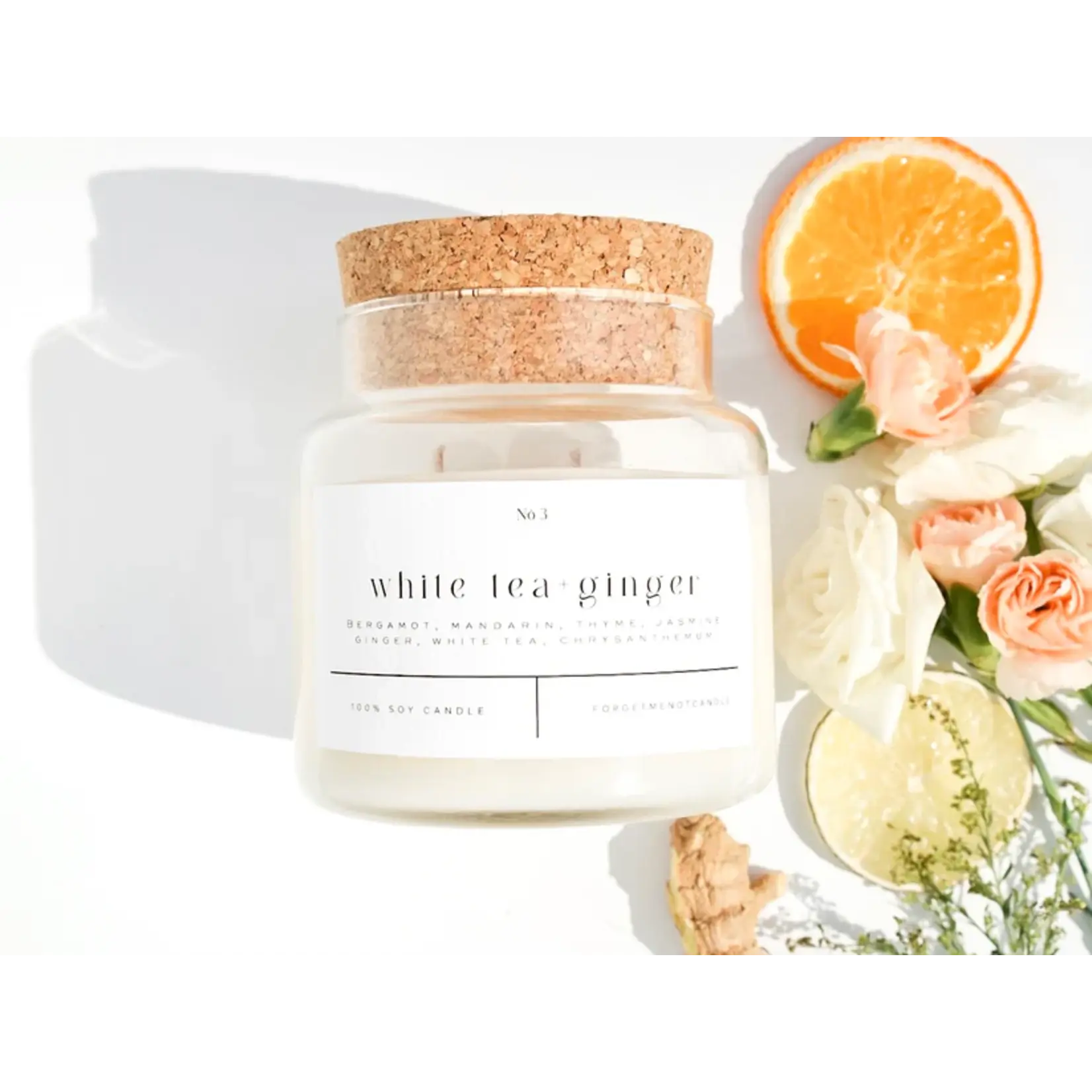 Forget Me Not Forget Me Not Candle 22oz White Tea + Ginger