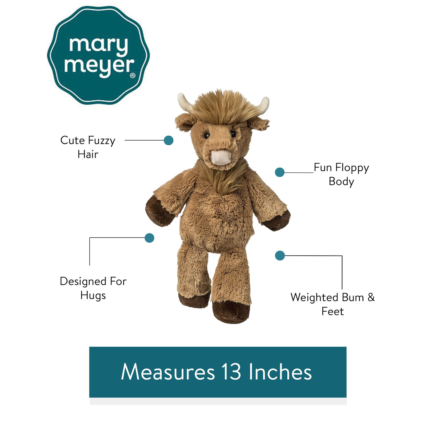 Mary Meyer Marshmallow Hagrid Highland Cow